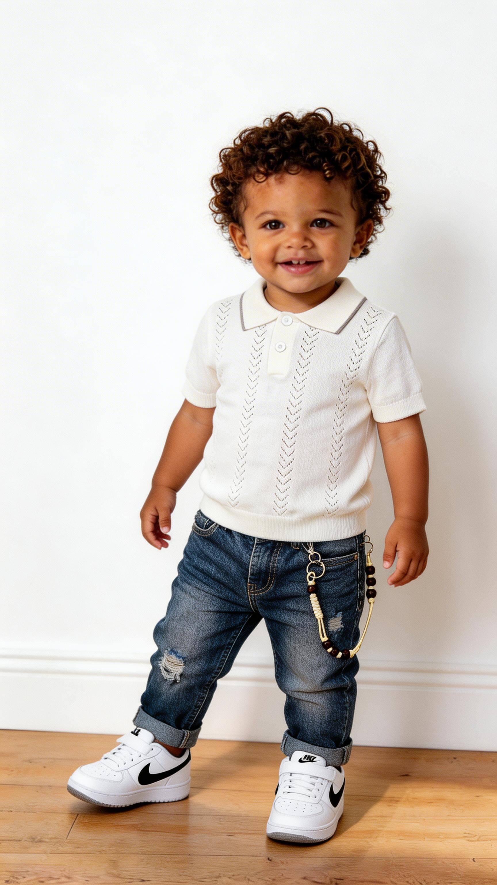 Polo TRAFOR 12-36M - BIANCO