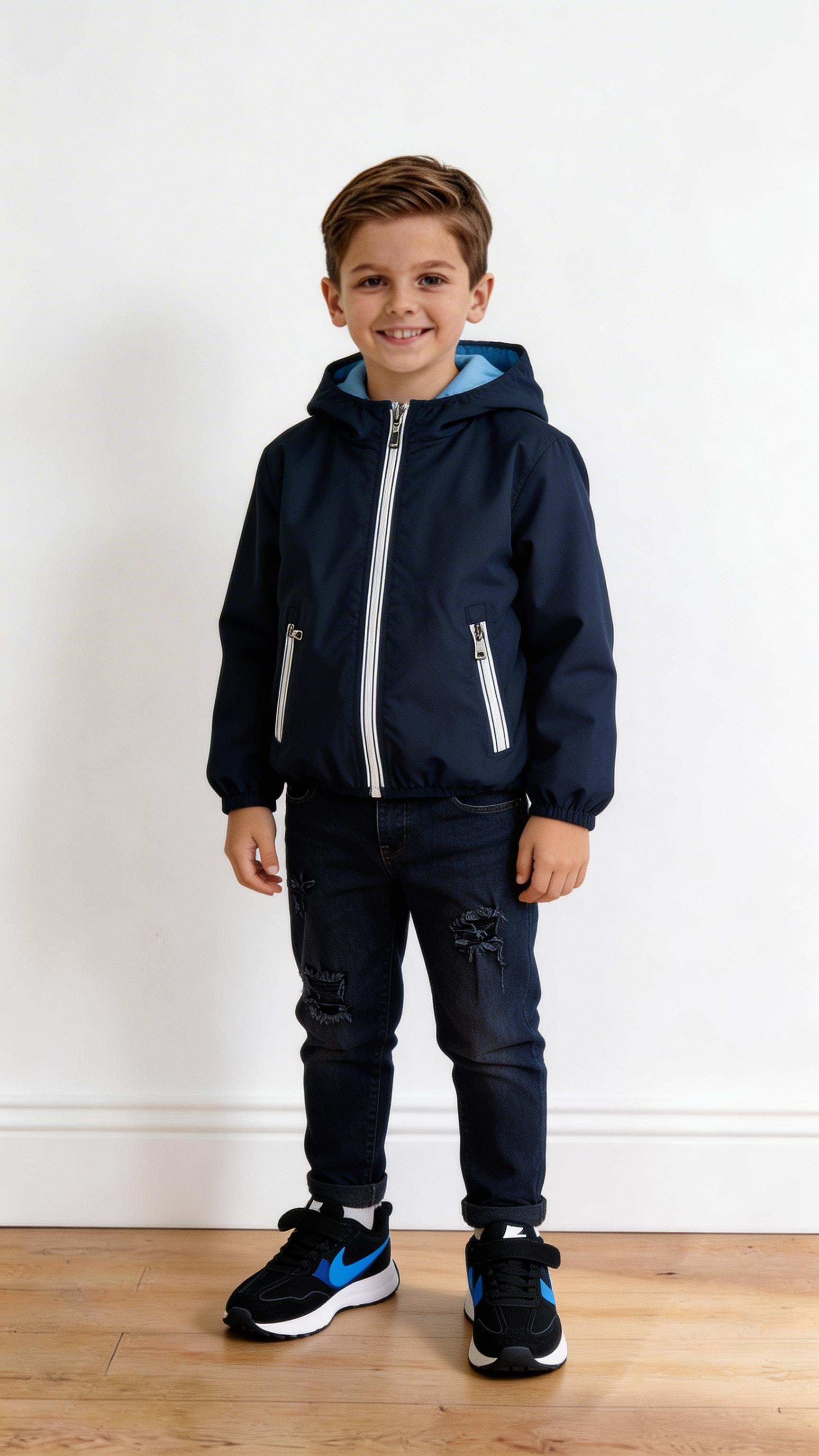 Giubbino DUBBLE BOY 4-12A - BLU