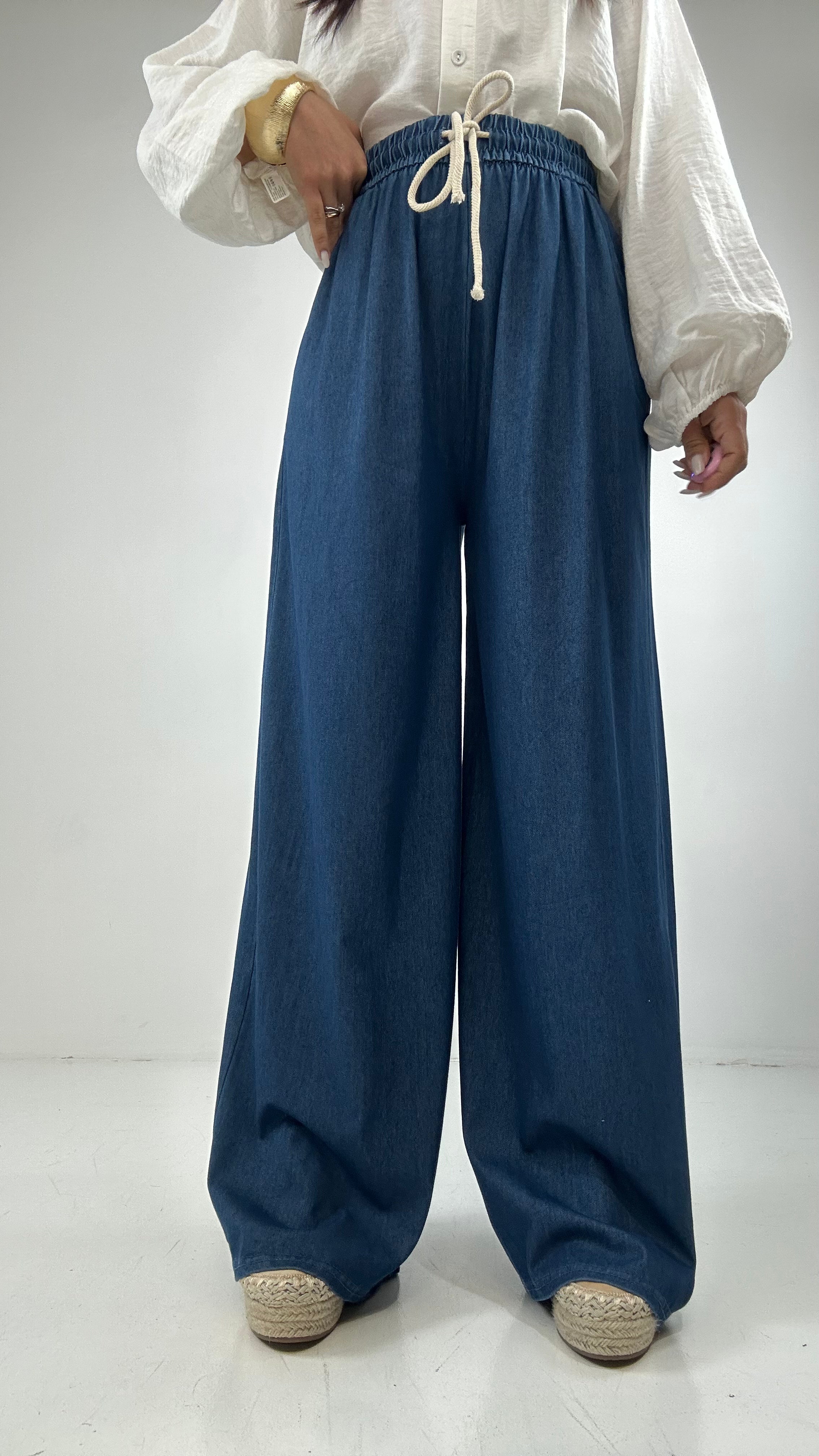 Jeans LEGGERO CON LACCETTO - JEANS SCURO
