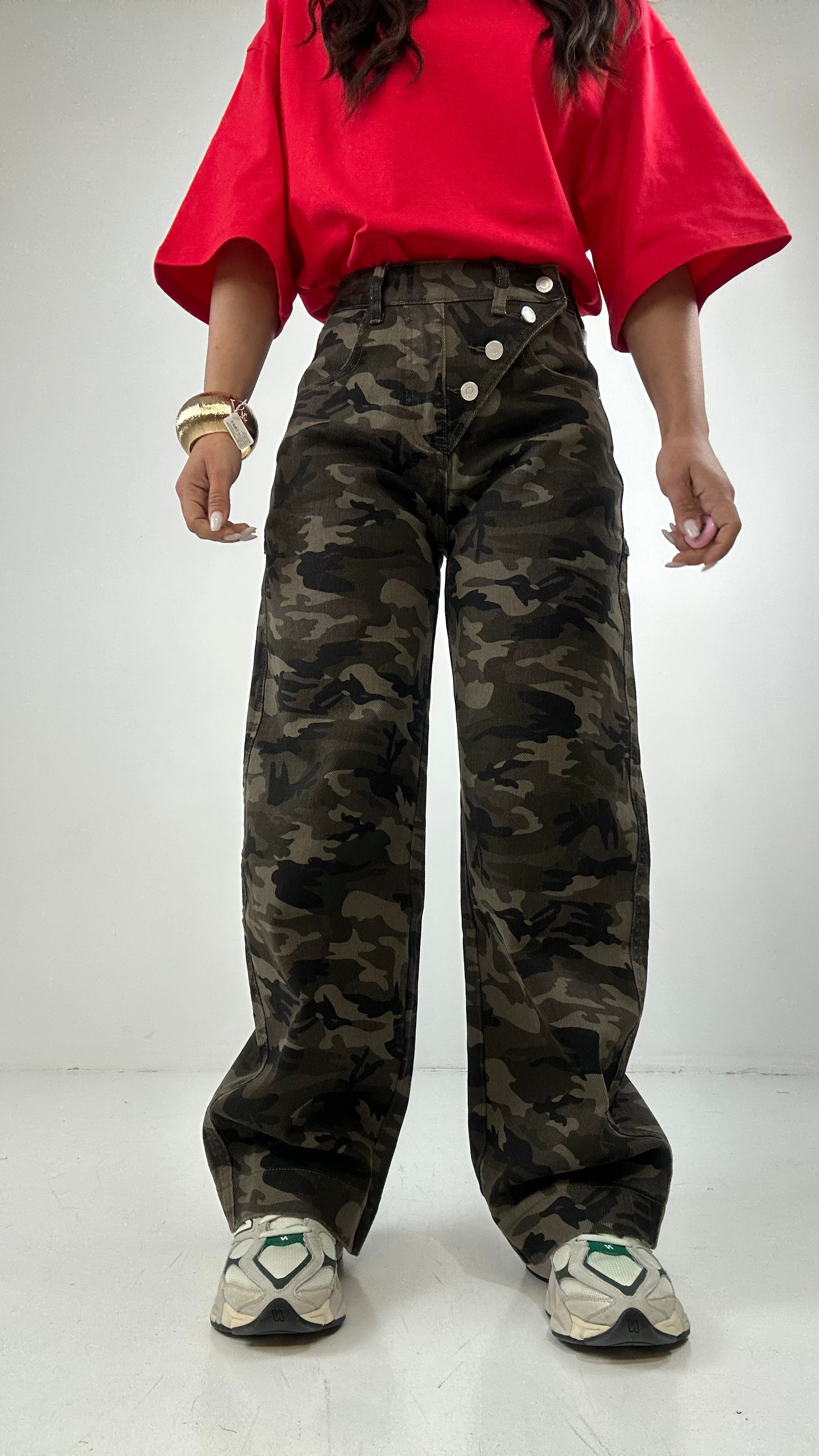 Jeans MILITARS - VERDE MILITARE