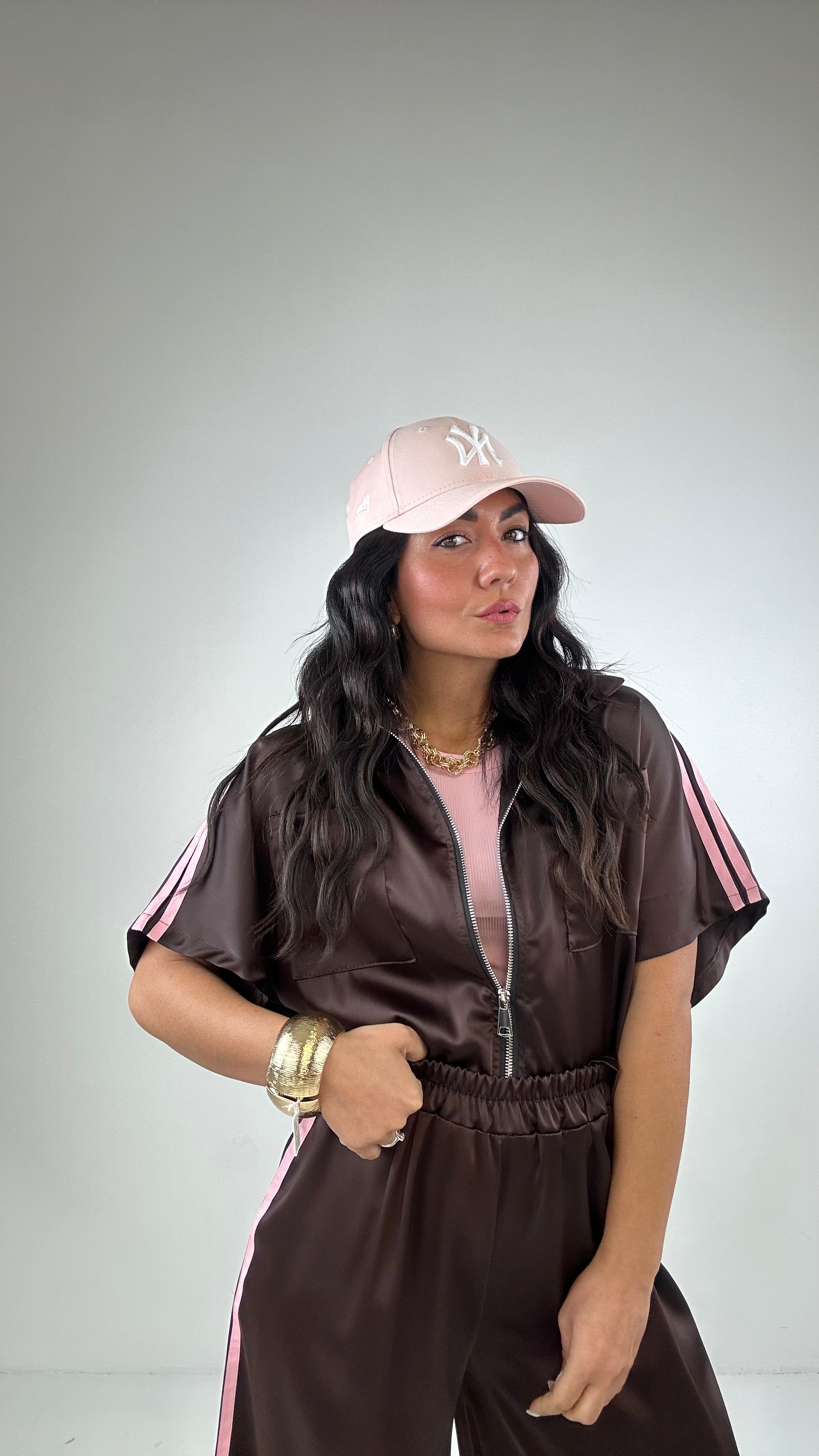 Completo ADI SATIN - MARRONE