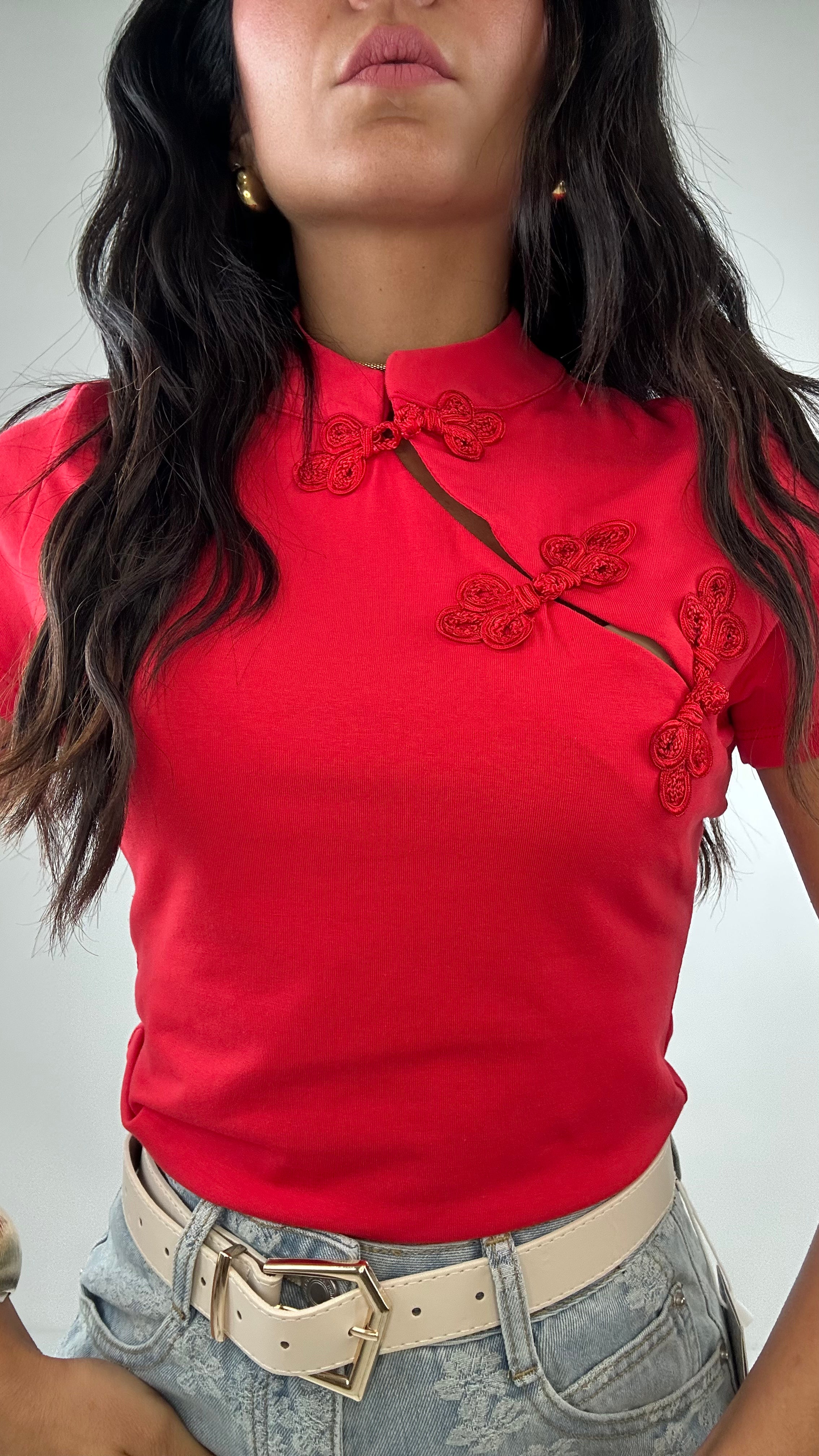 T-shirt LUMINA GIAPON - ROSSO