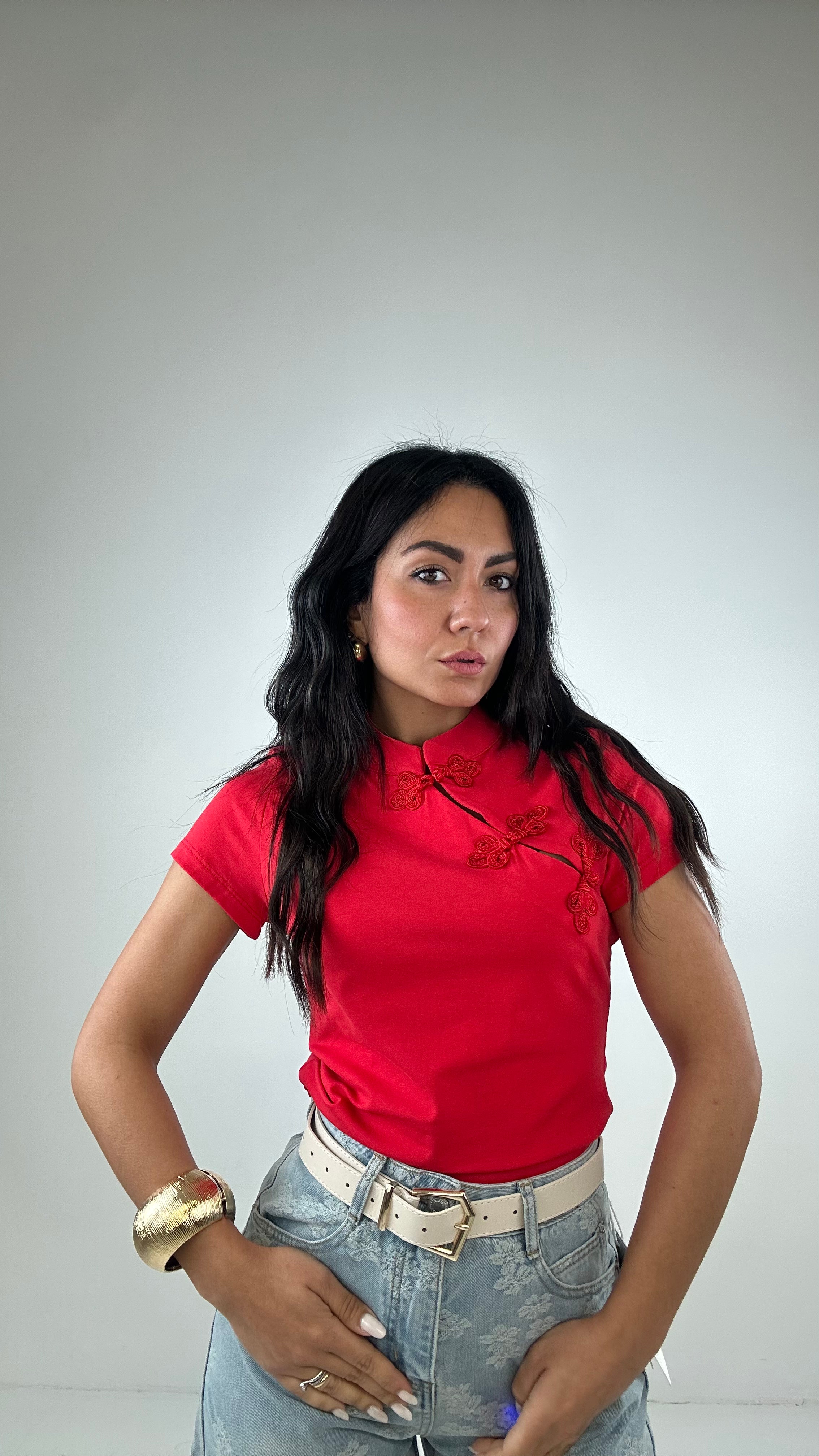 T-shirt LUMINA GIAPON - ROSSO