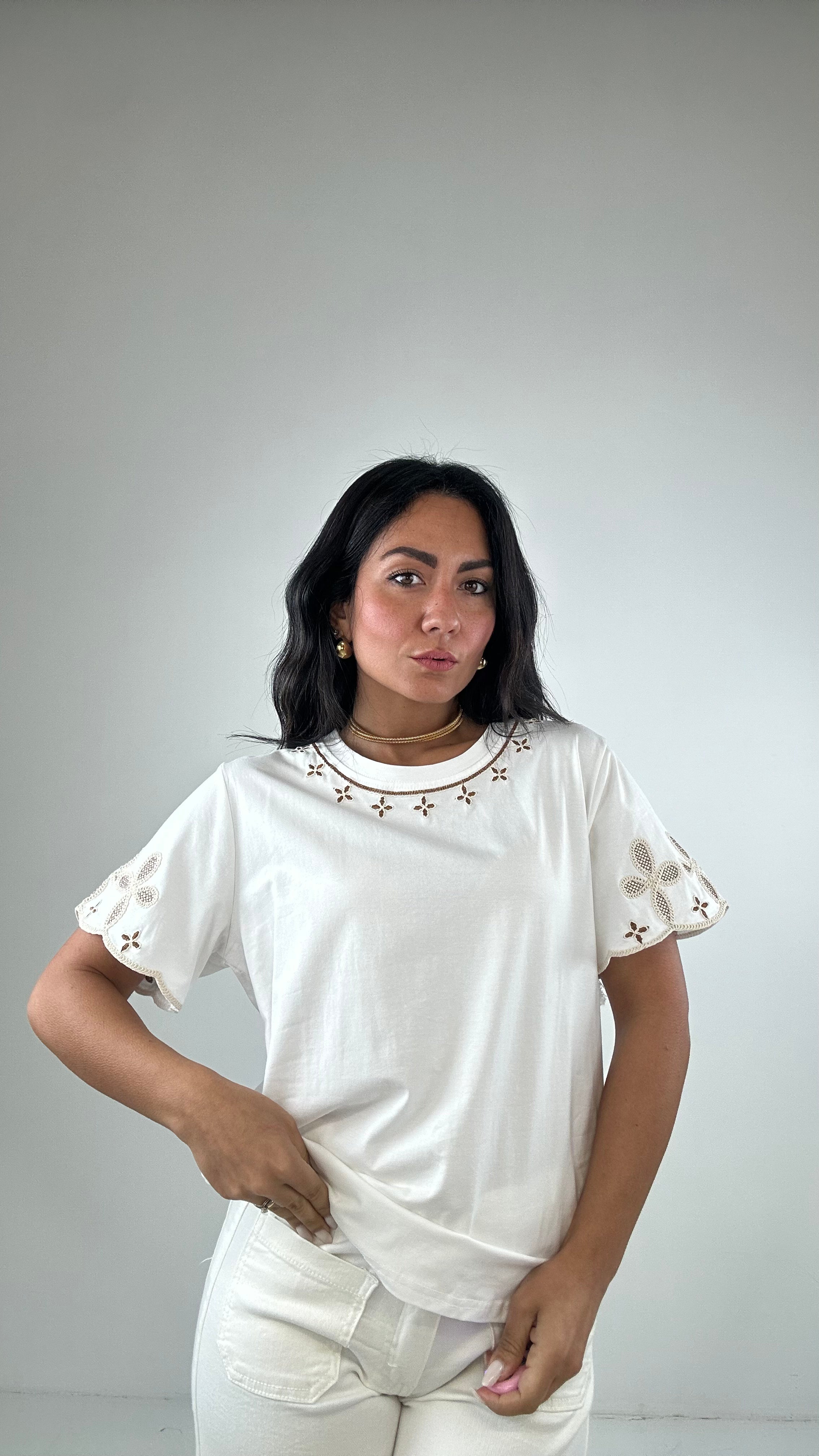 T-shirt NAPPA - BIANCO