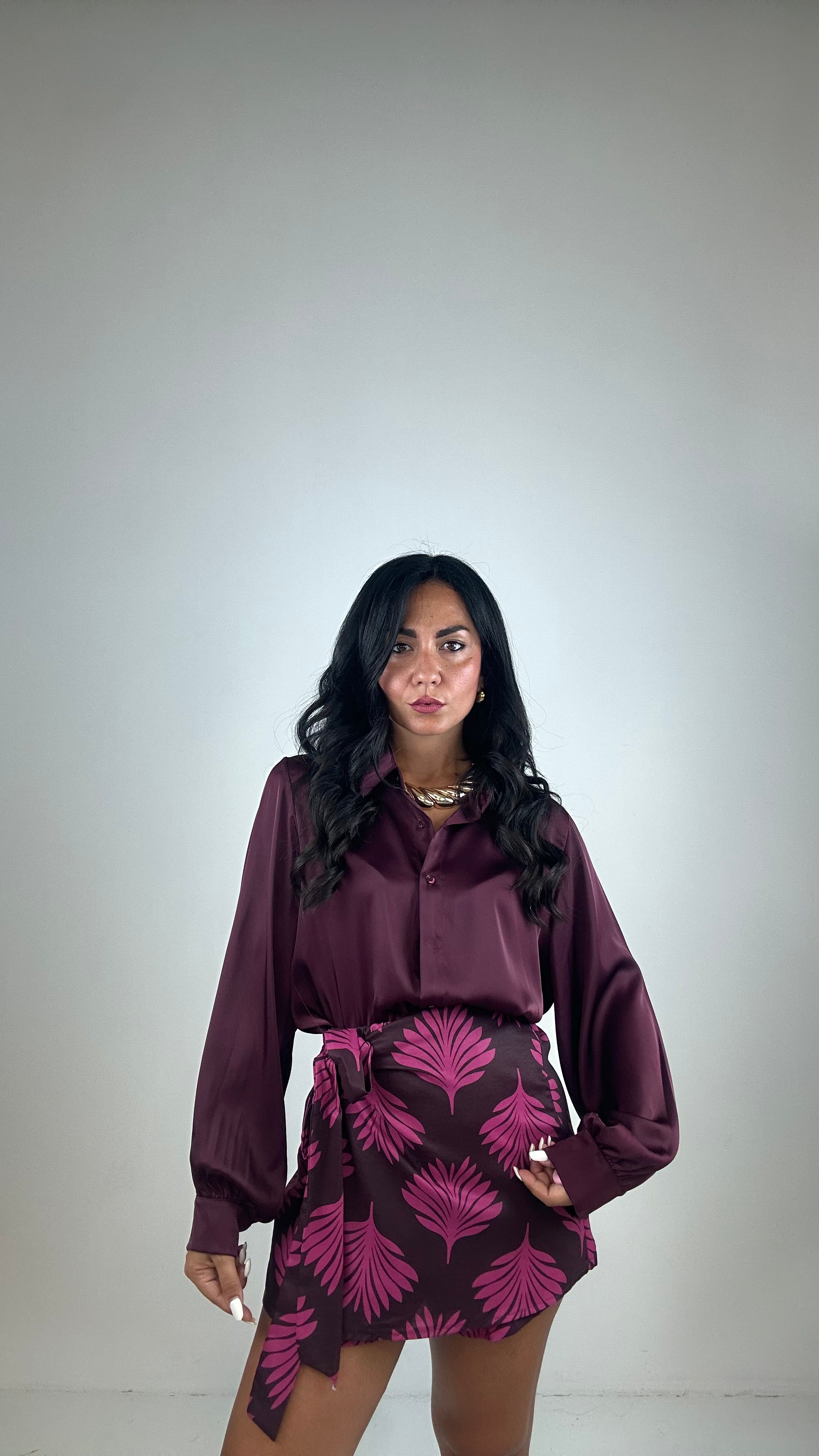 Pantagonna FOGLIA - MAGENTA