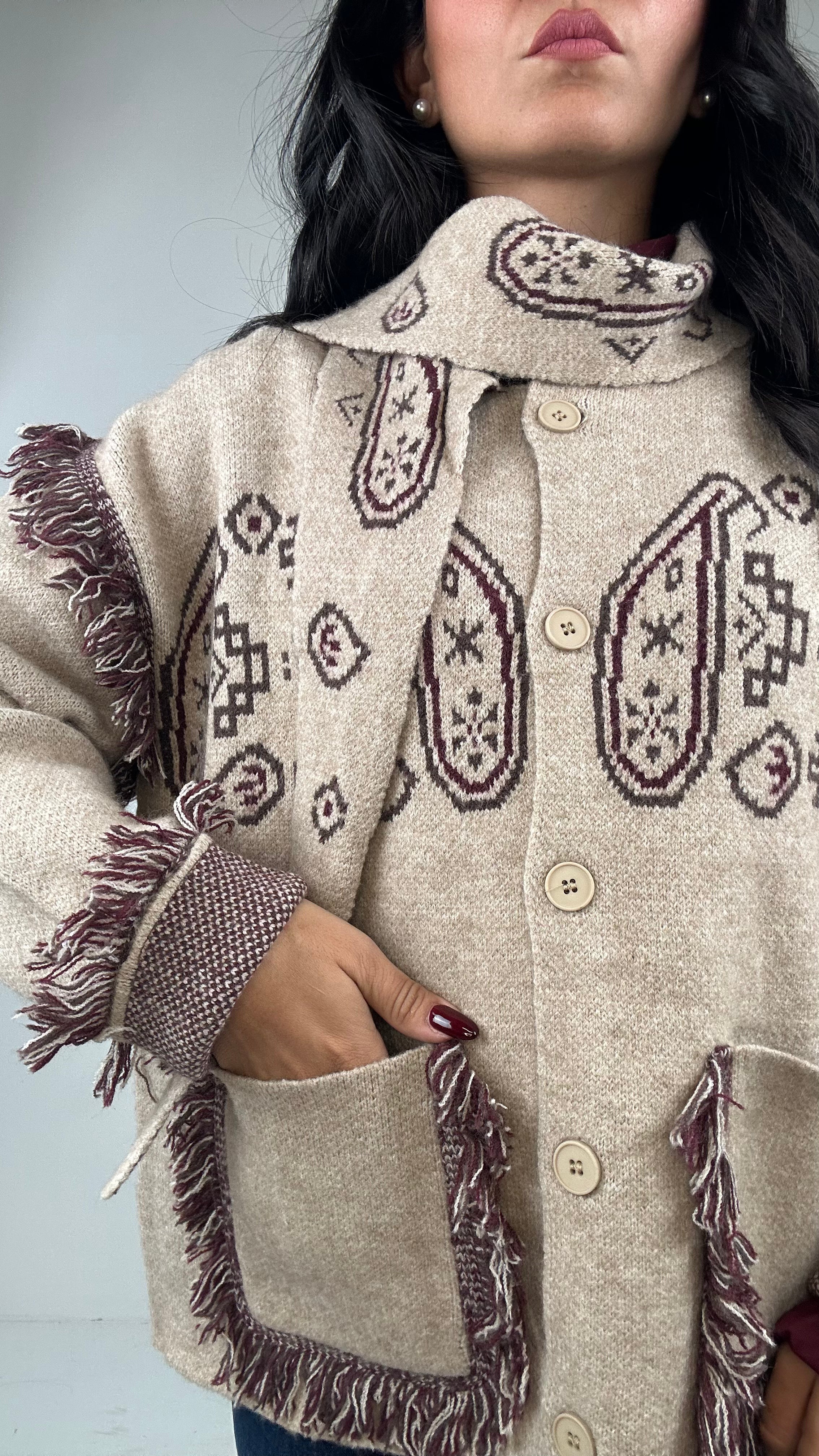 Cardigan WEST - BEIGE