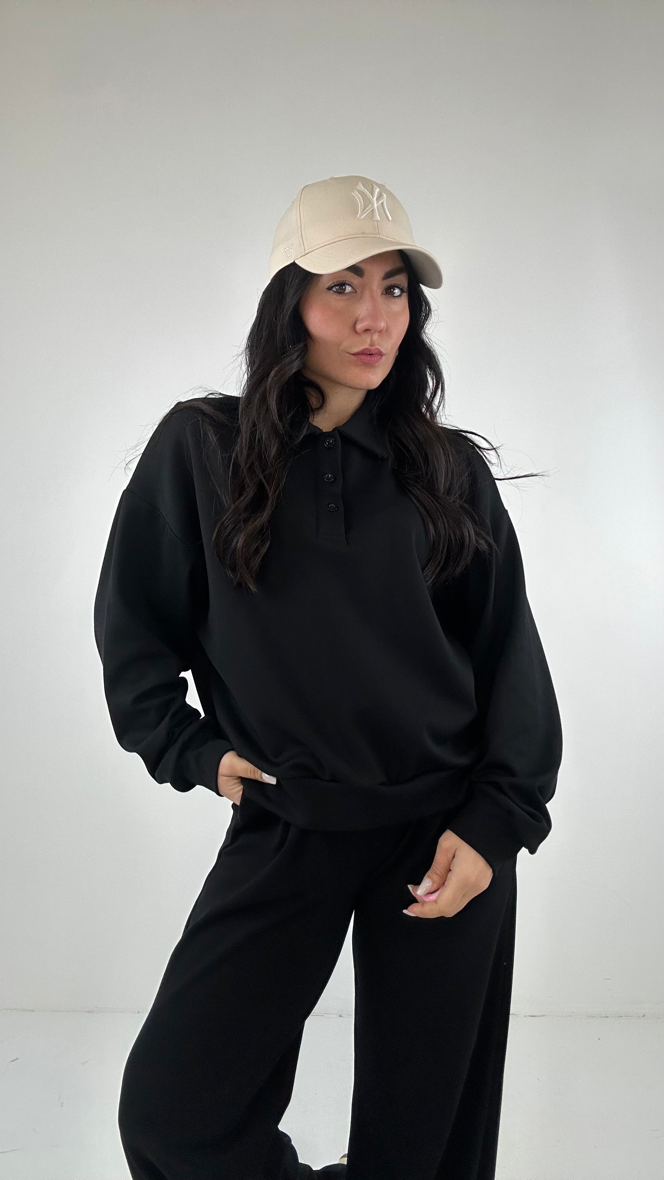 Completo TUTA -POLO - NERO