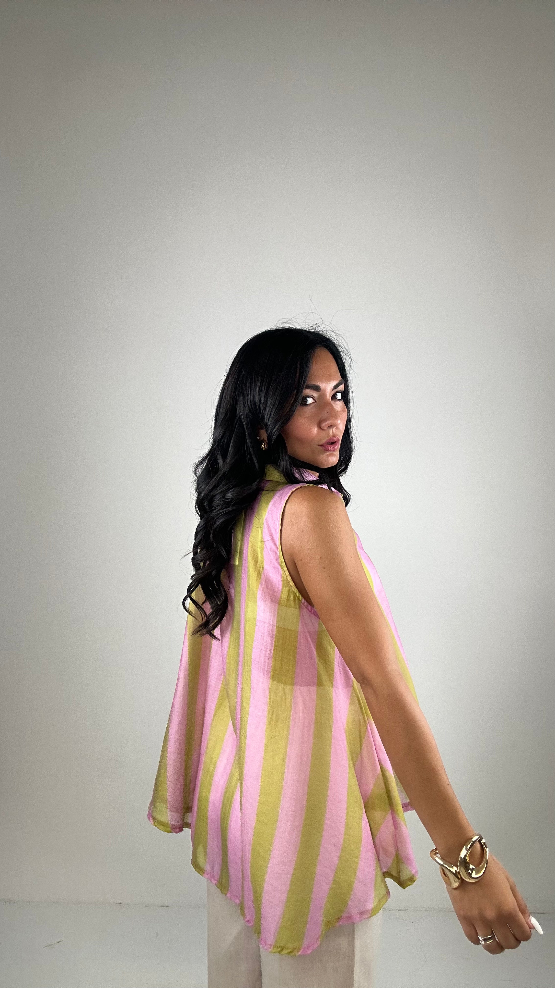 Camicia VELATA FANTASY - VERDE
