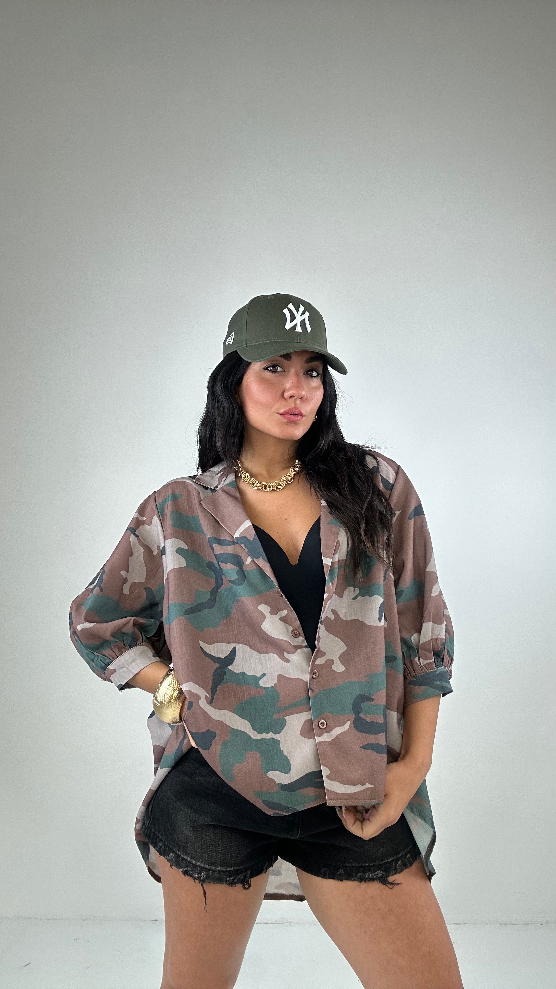 Camicia GIACCA MILITAR - VERDE MILITARE