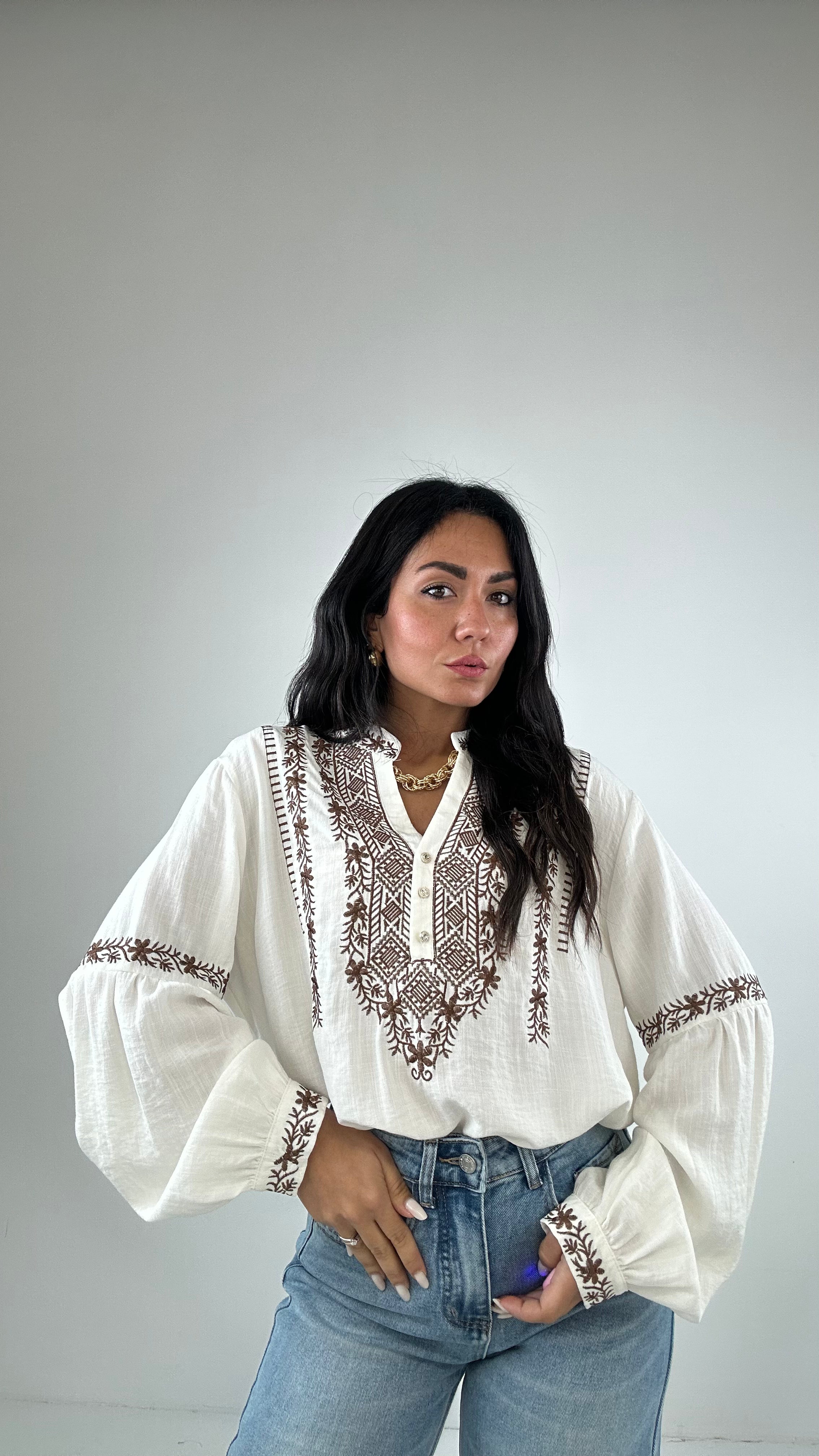 Camicia MARRAKECH - MARRONE