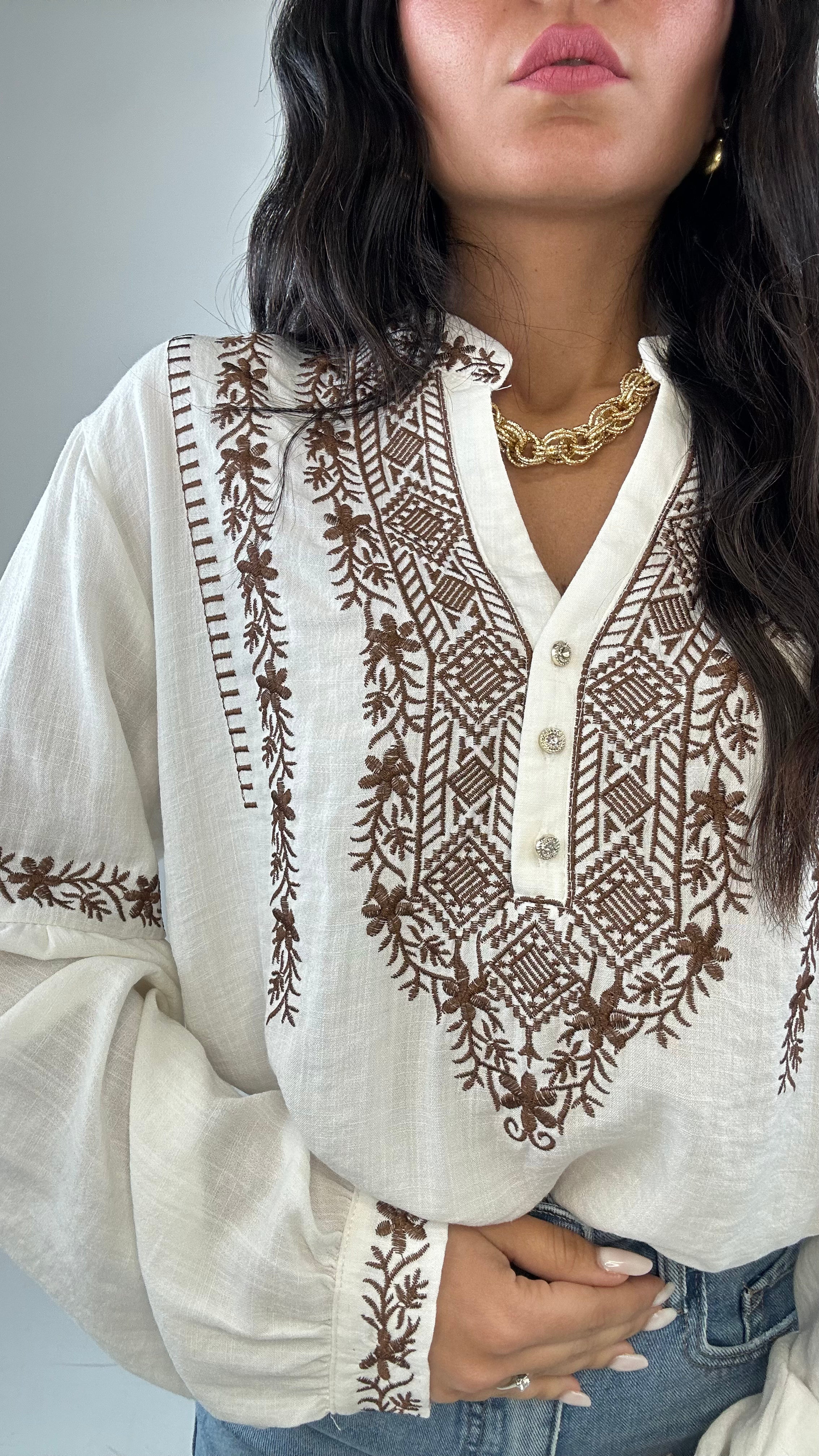Camicia MARRAKECH - MARRONE