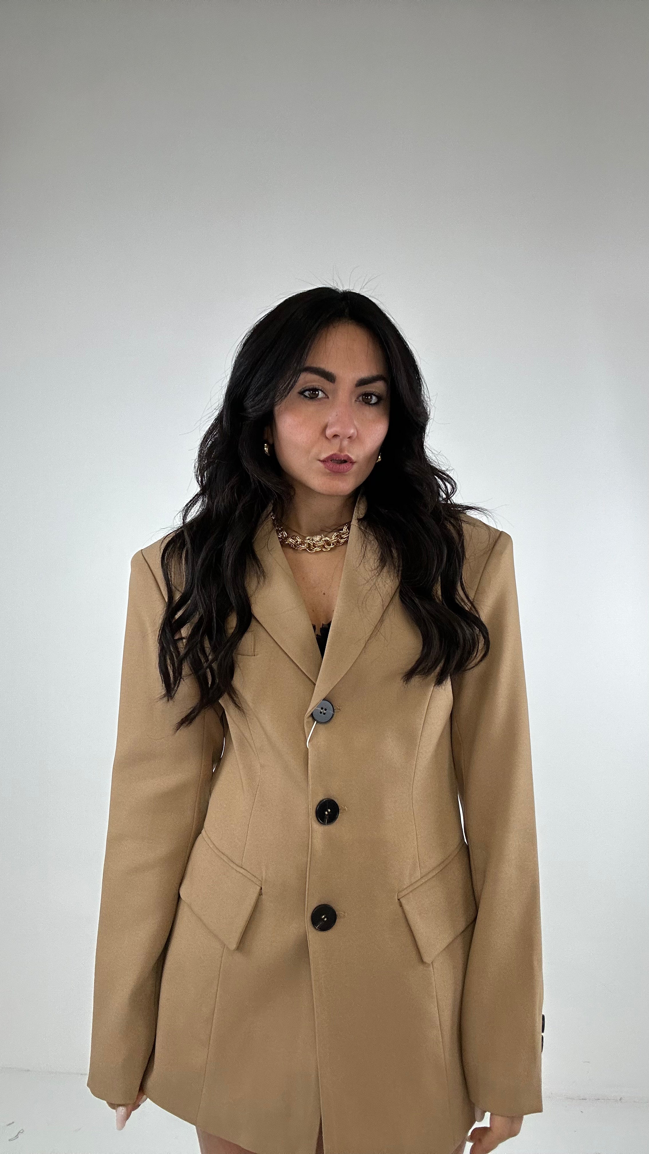 Tailleur CON PANTALONCINO - CAMMELLO