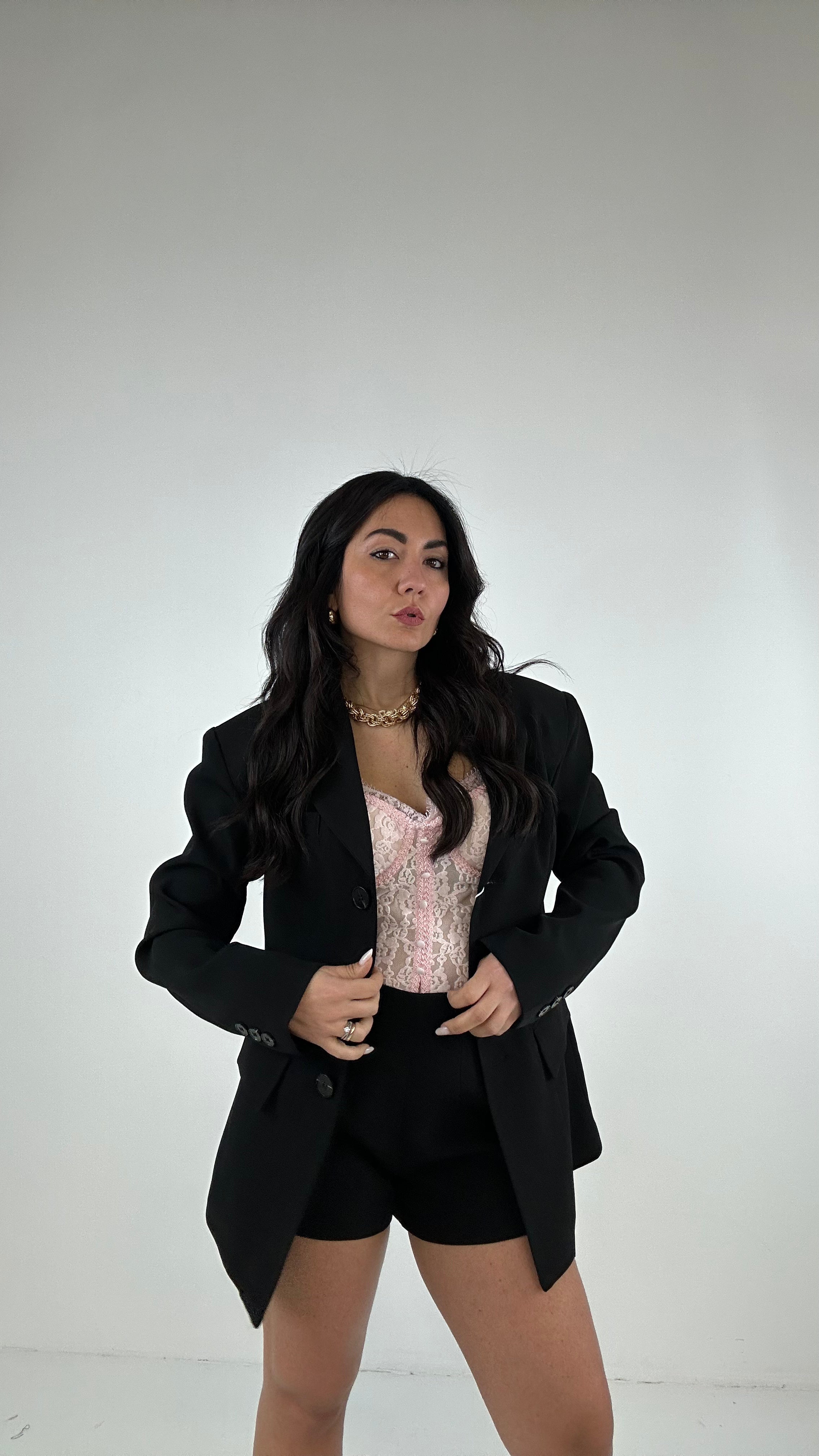 Tailleur CON PANTALONCINO - NERO