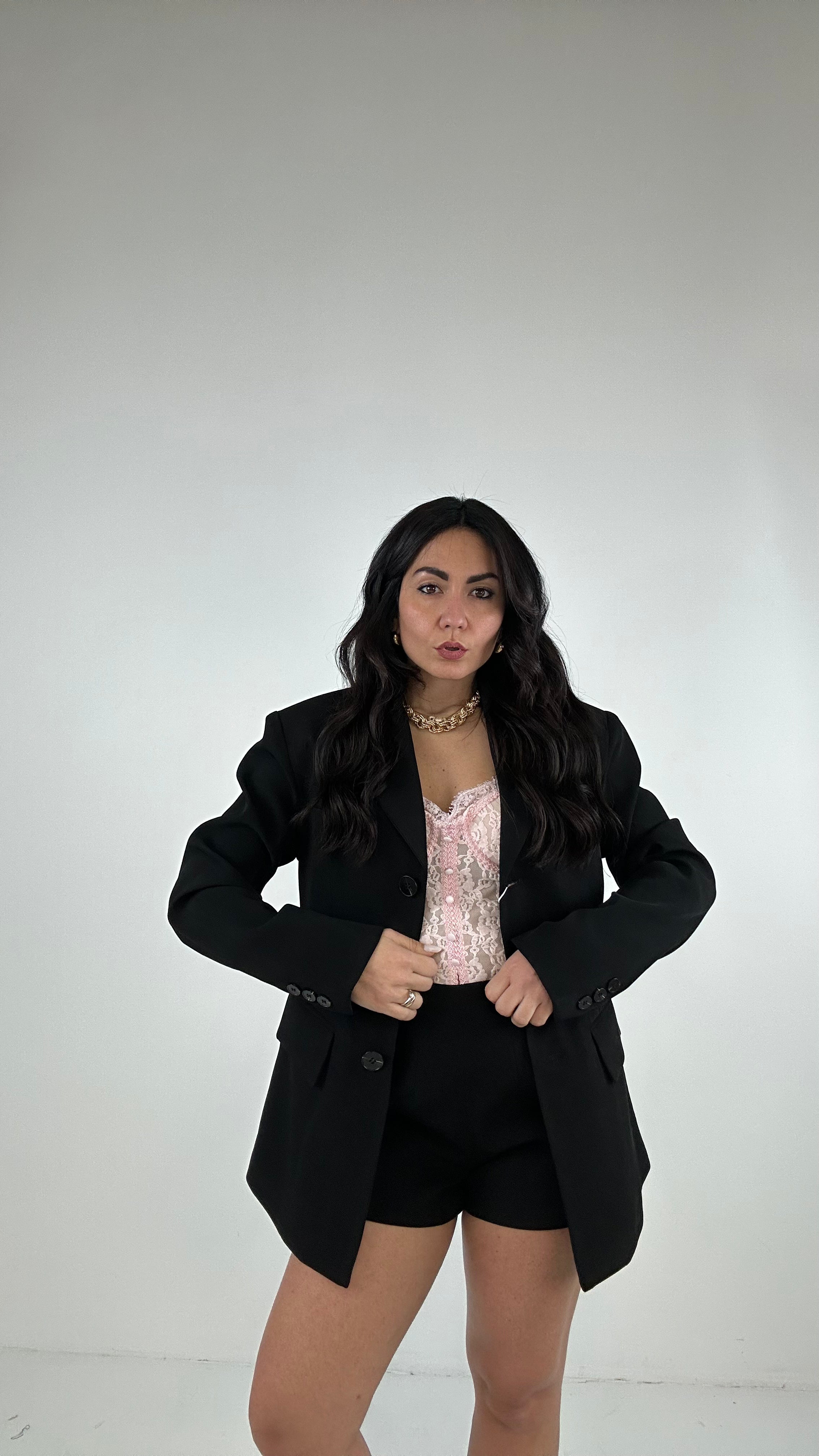 Tailleur CON PANTALONCINO - NERO