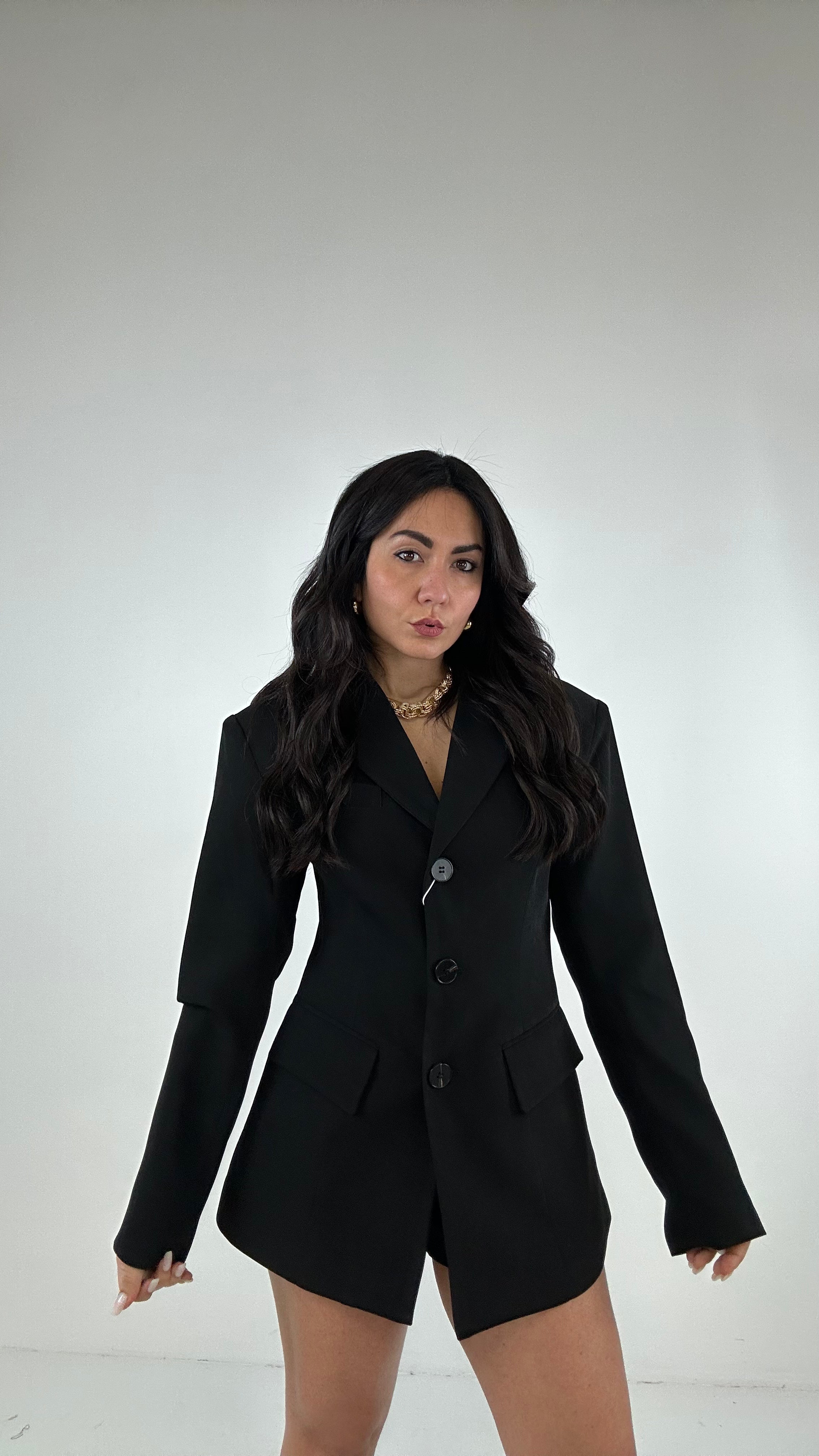 Tailleur CON PANTALONCINO - NERO