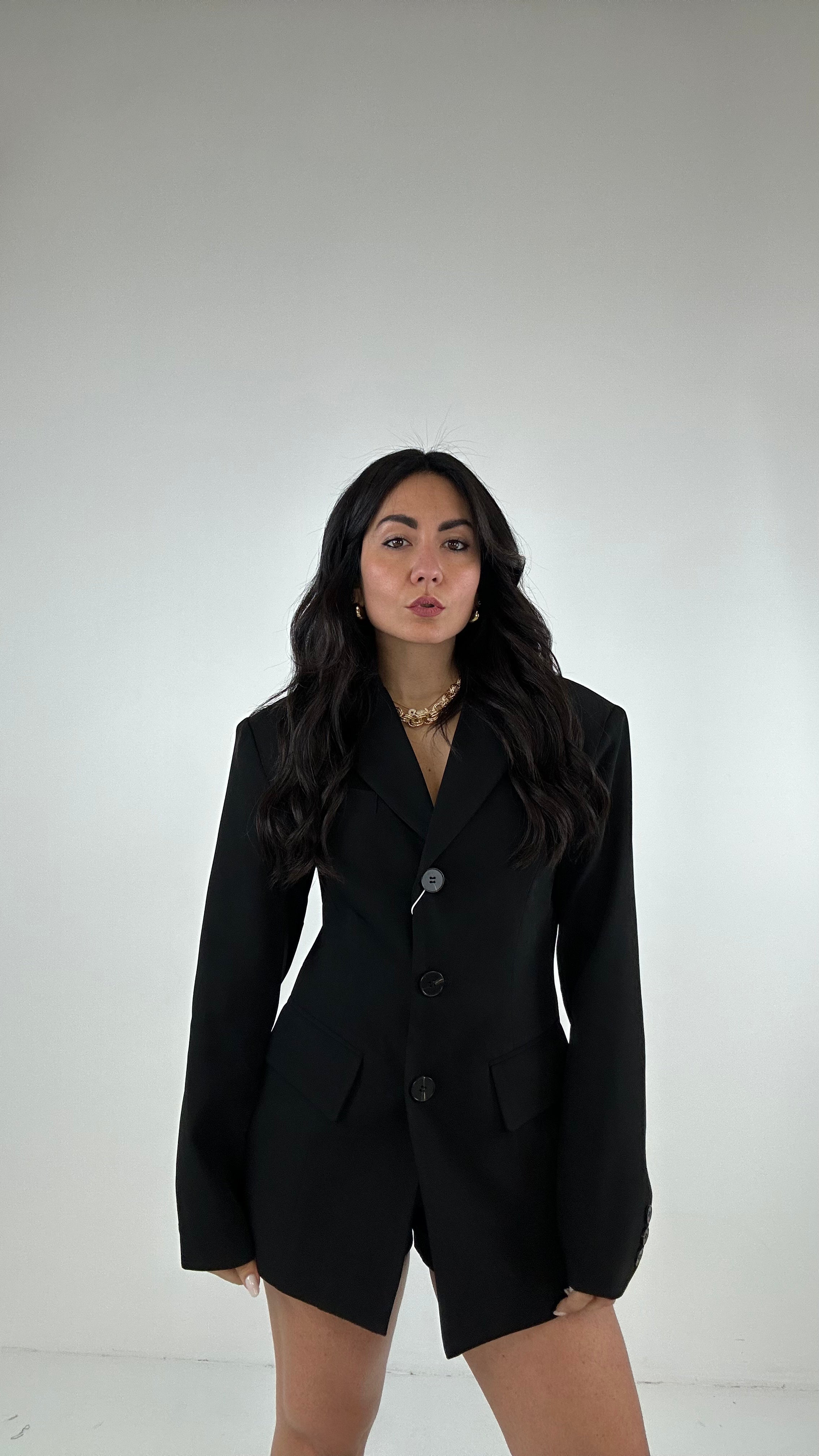 Tailleur CON PANTALONCINO - NERO