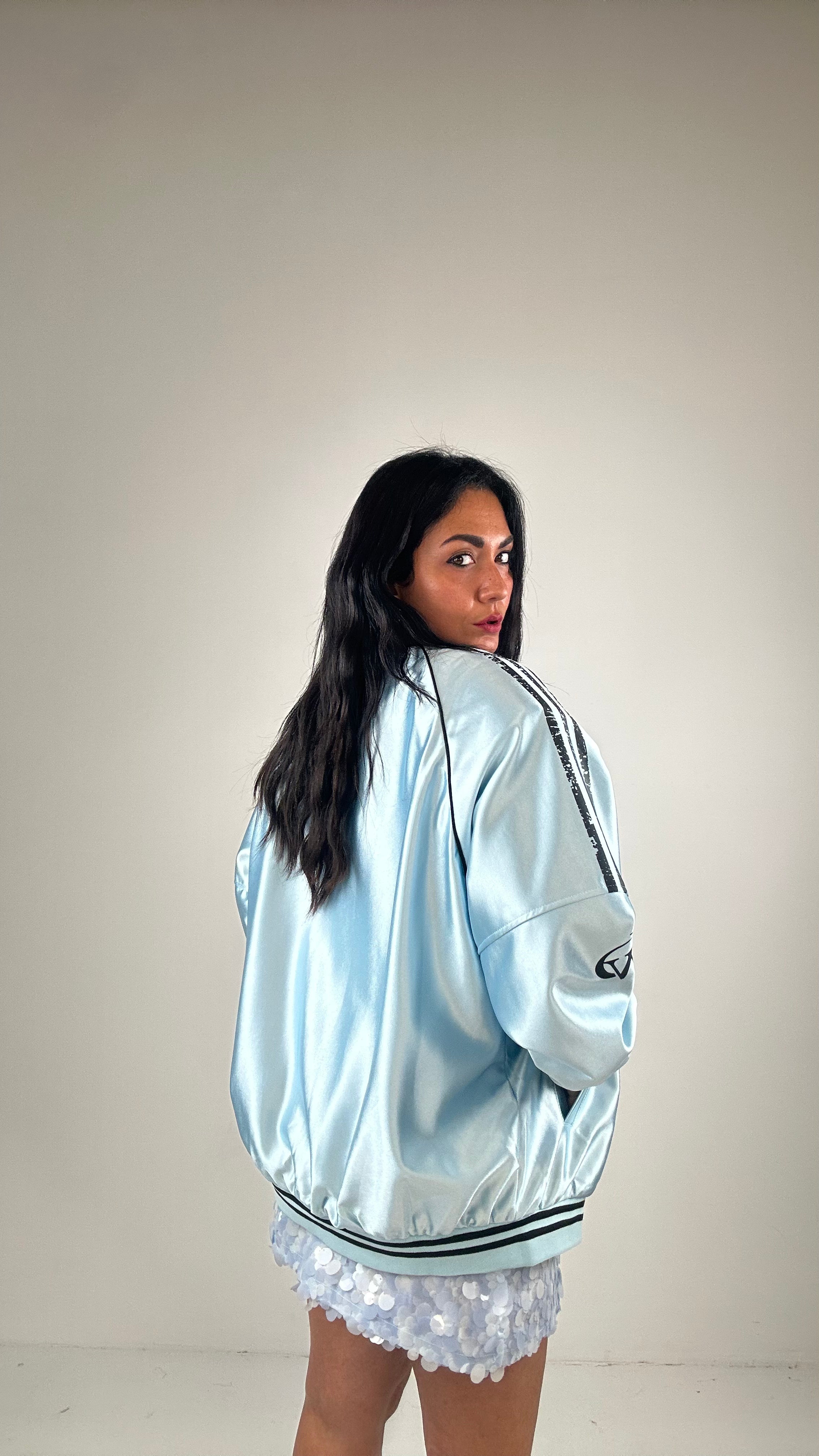 Bomber SATIN 07 - CELESTE