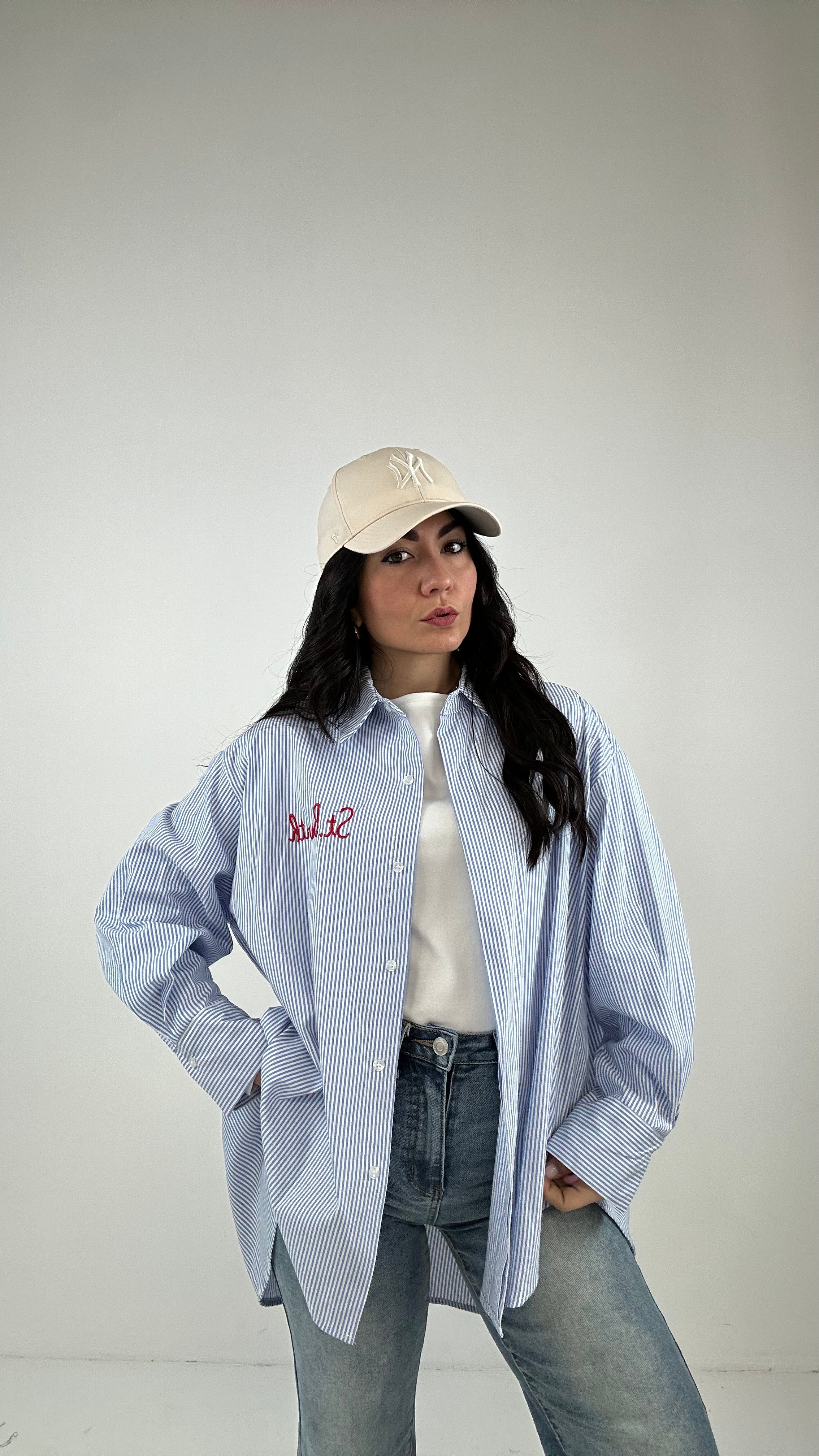 Camicia ST.BARTH. - CELESTE