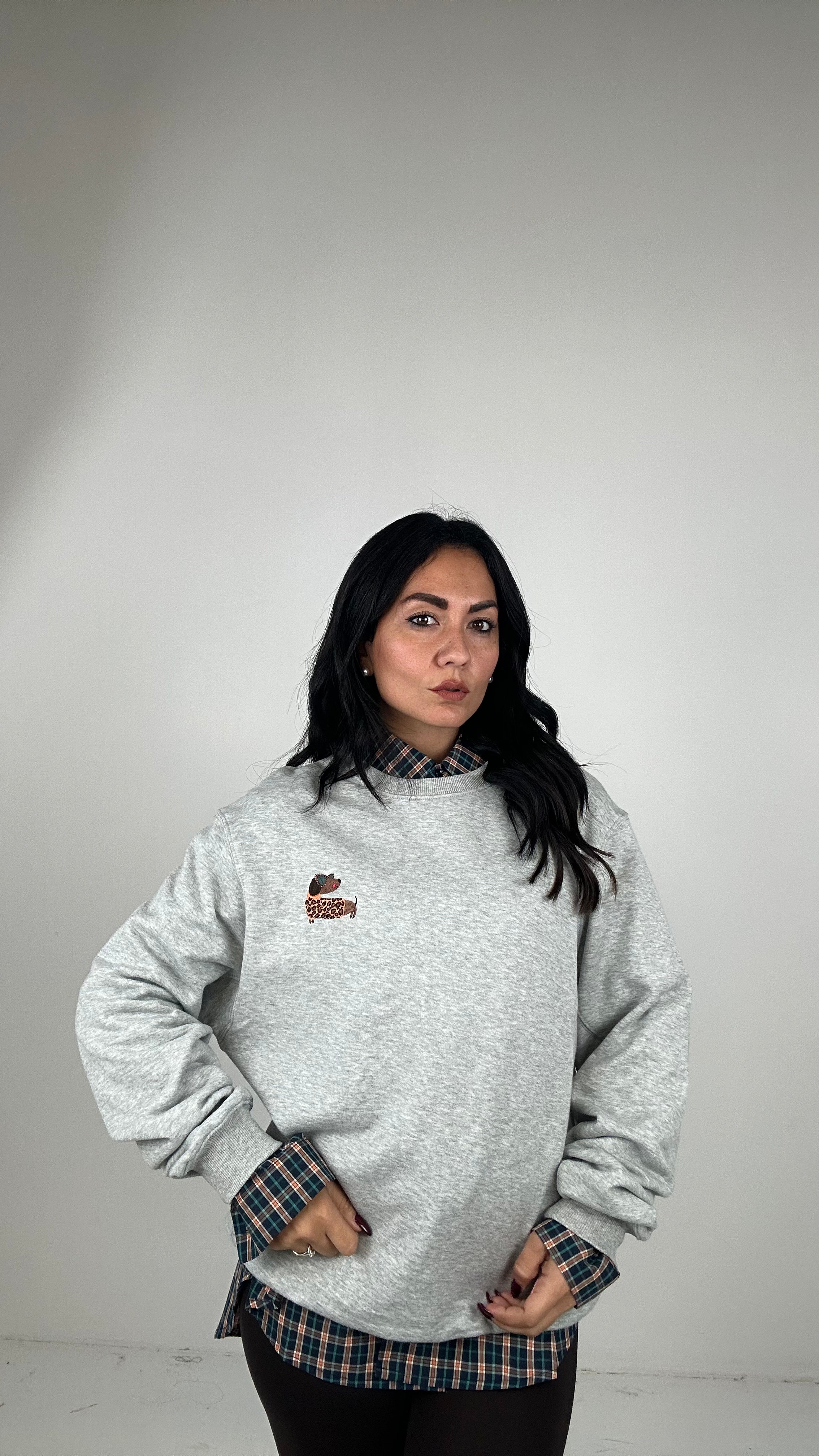 Felpa BASSOTTO - GRIGIO
