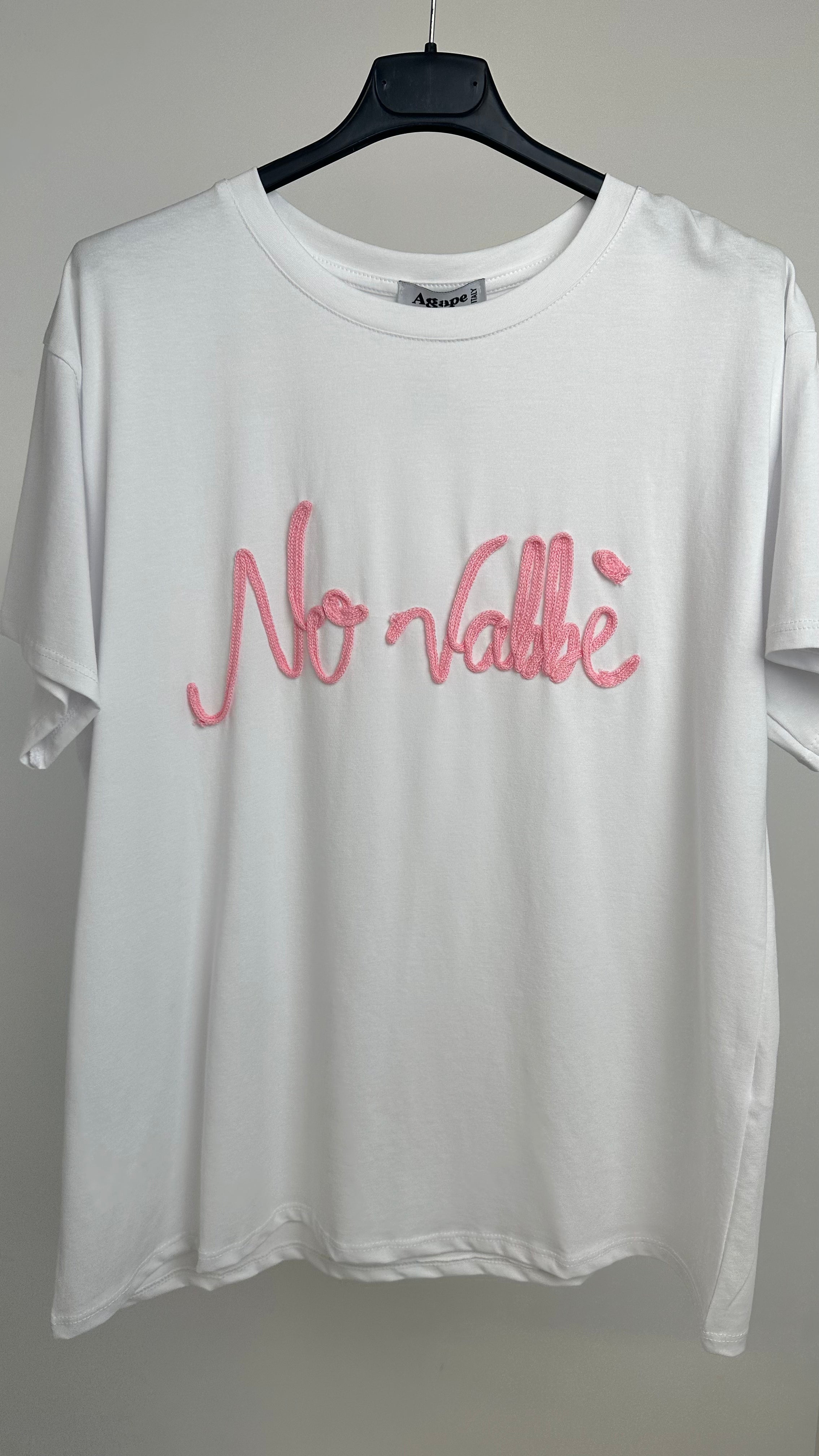 T-shirt NO VABBE' - ROSA