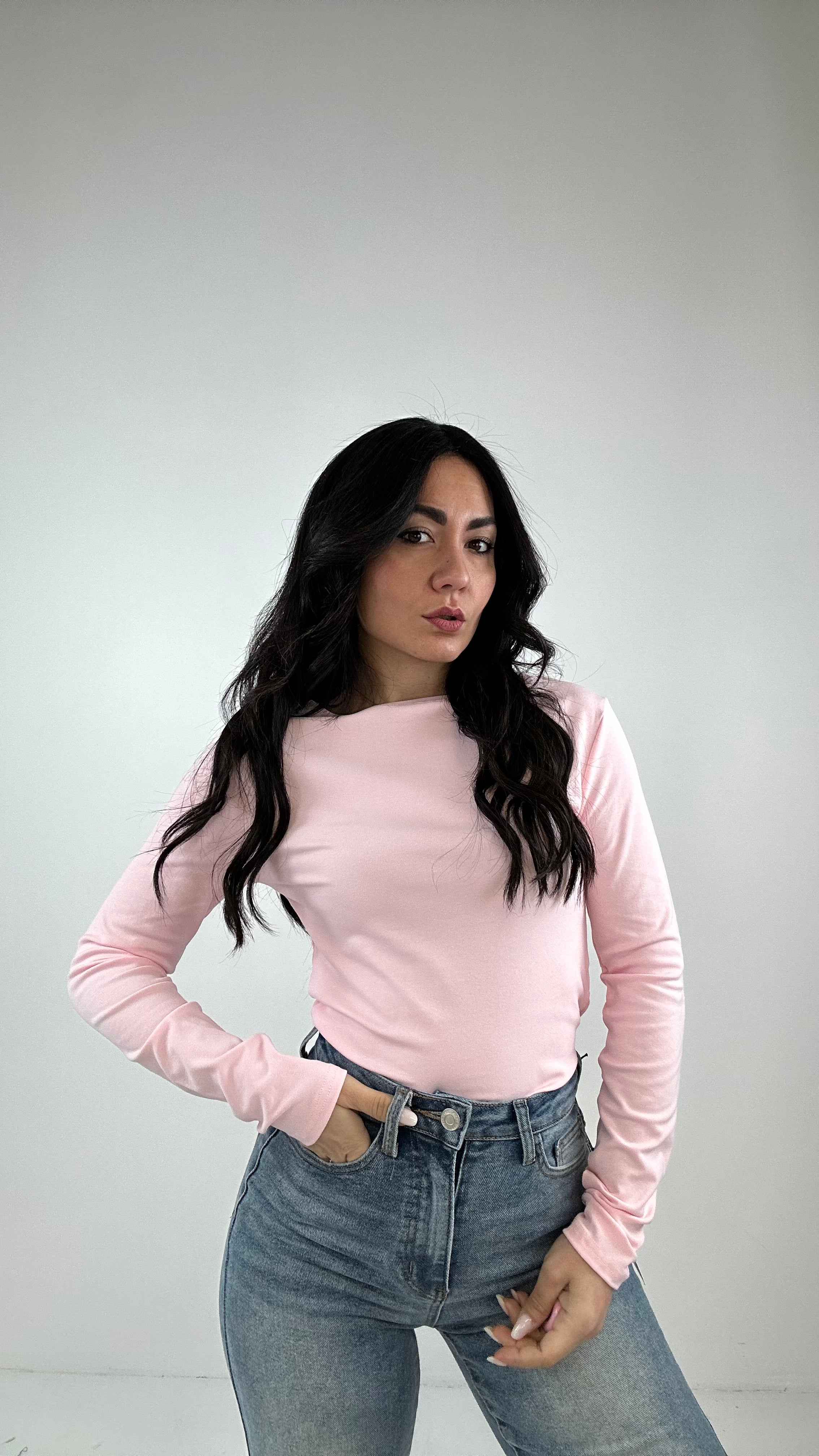 Body BASIC COTONE - ROSA