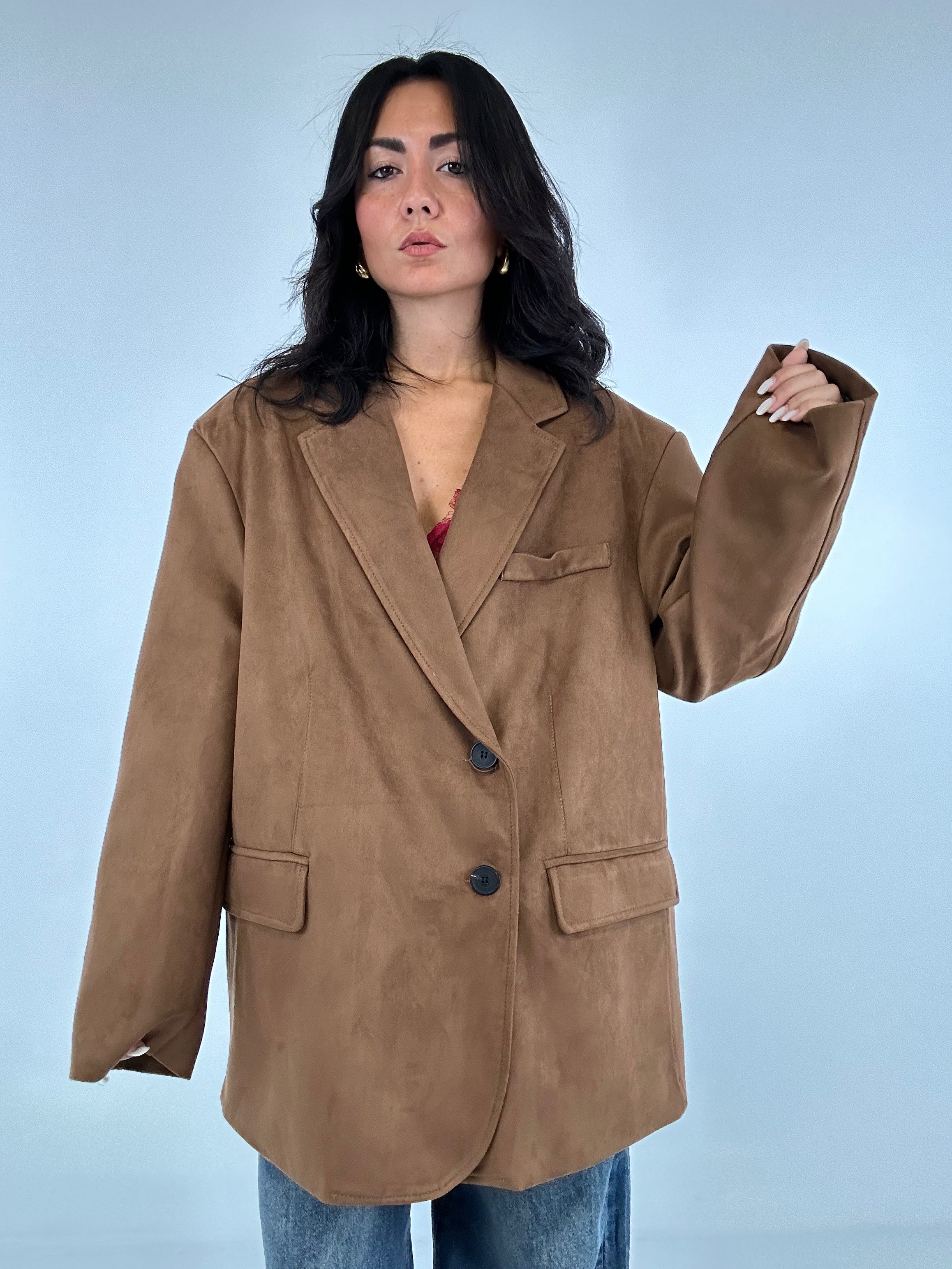 Blazer LUMINA CAMOSCIO - CAMMELLO