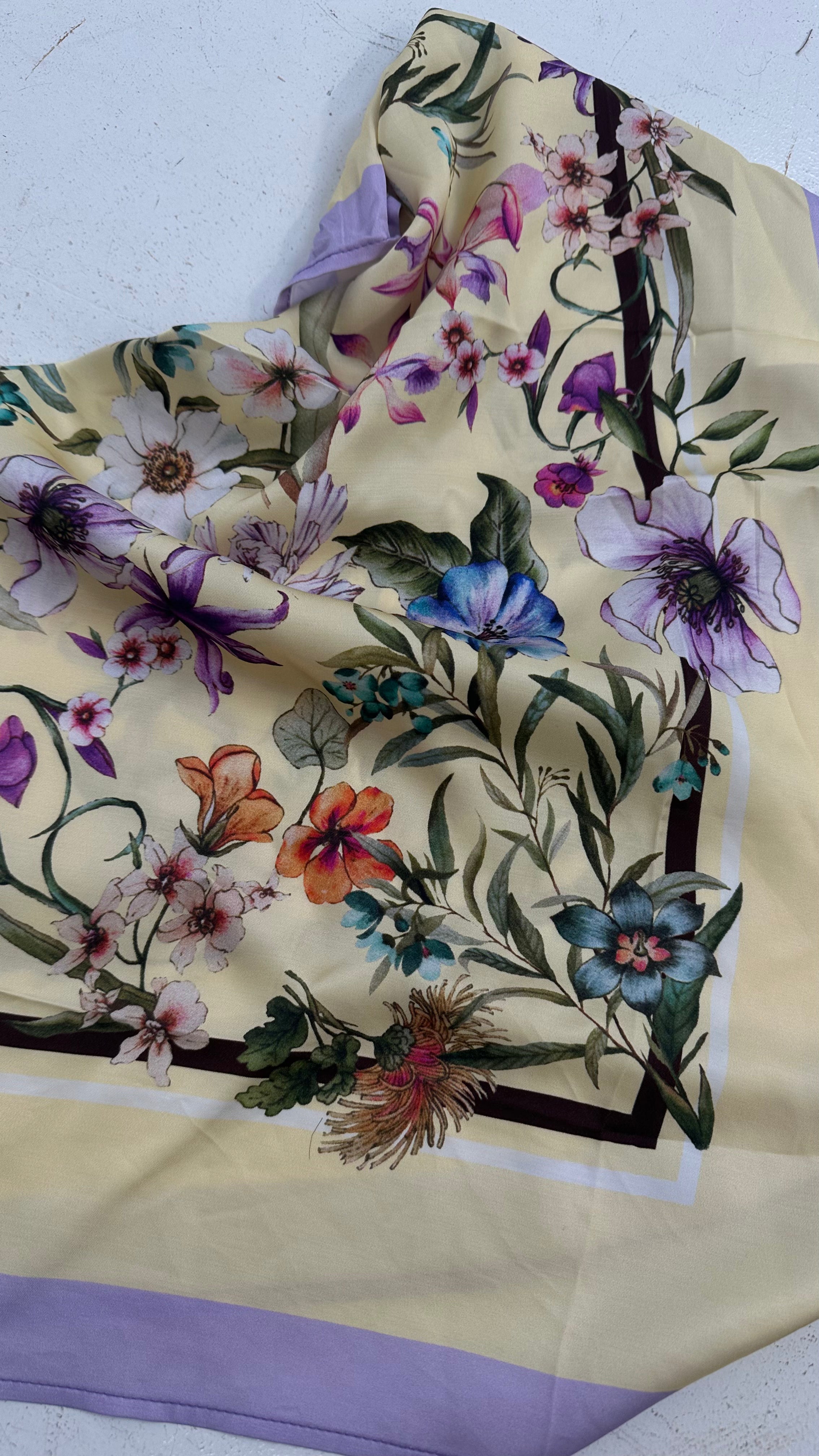 Foulard LUMINA PRIMAVERA - GIALLO