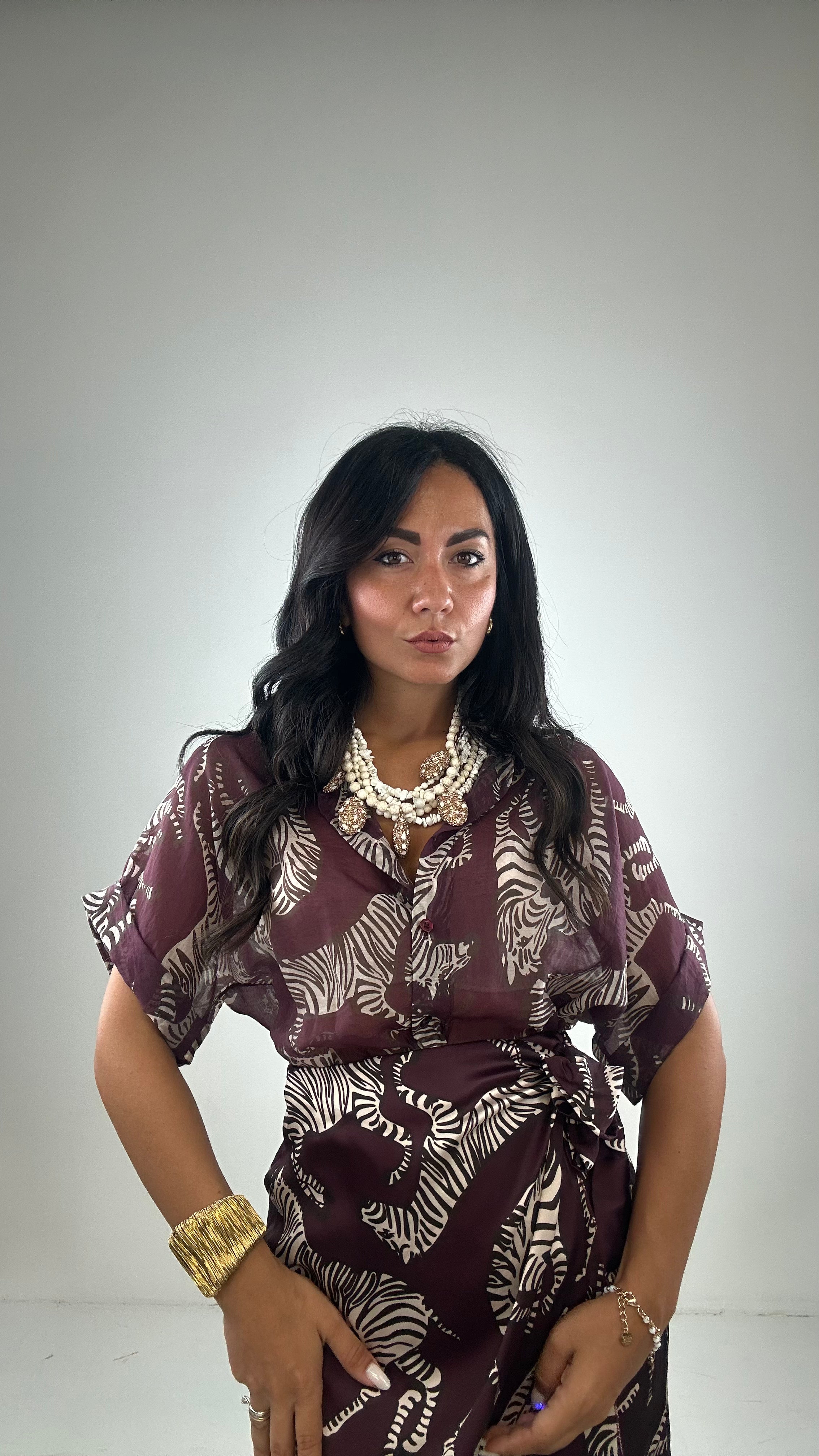 Camicia CON ZEBRE - VINACCIO
