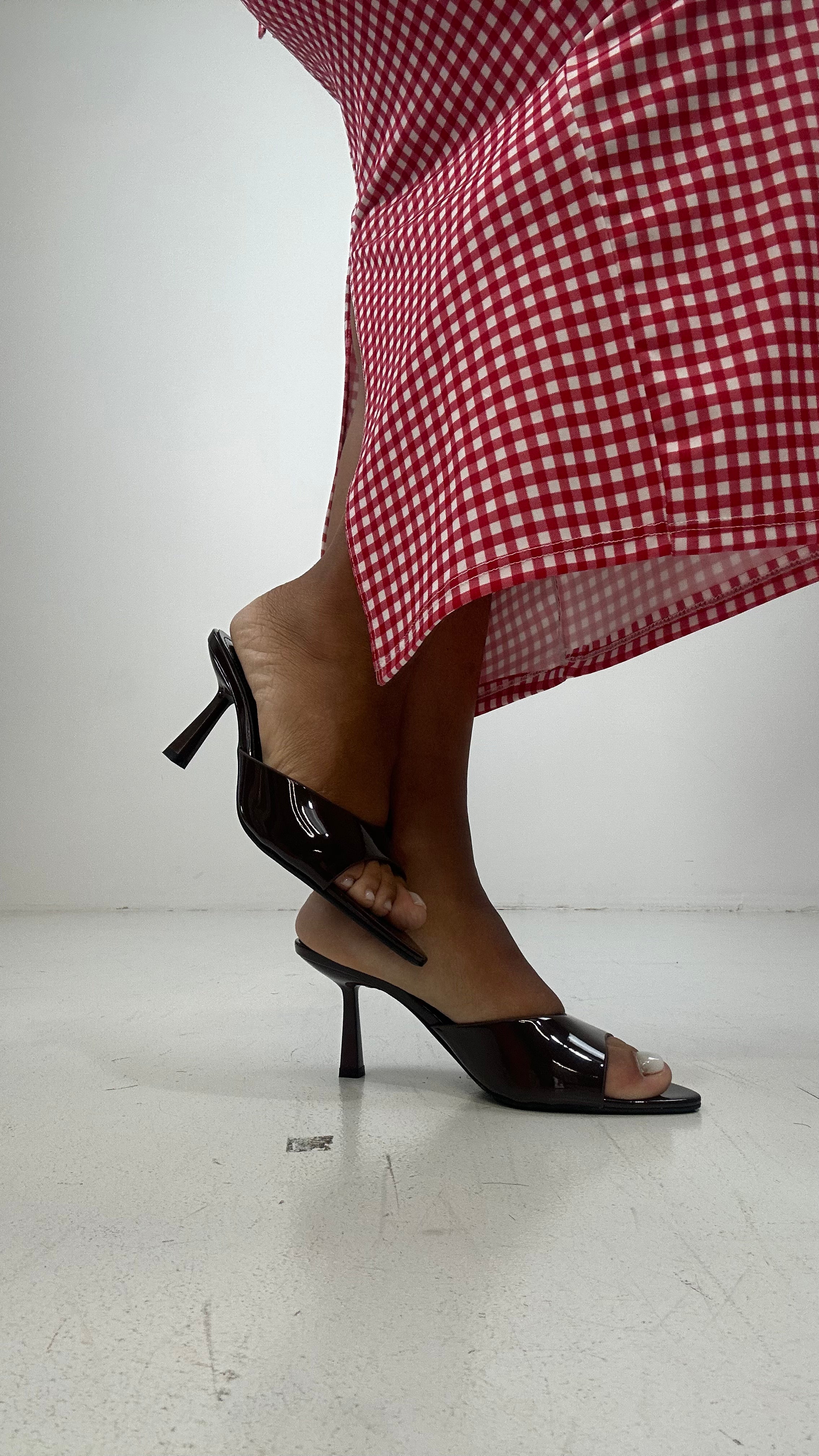 Sabot PUNTAS VERNICE - MARRONE