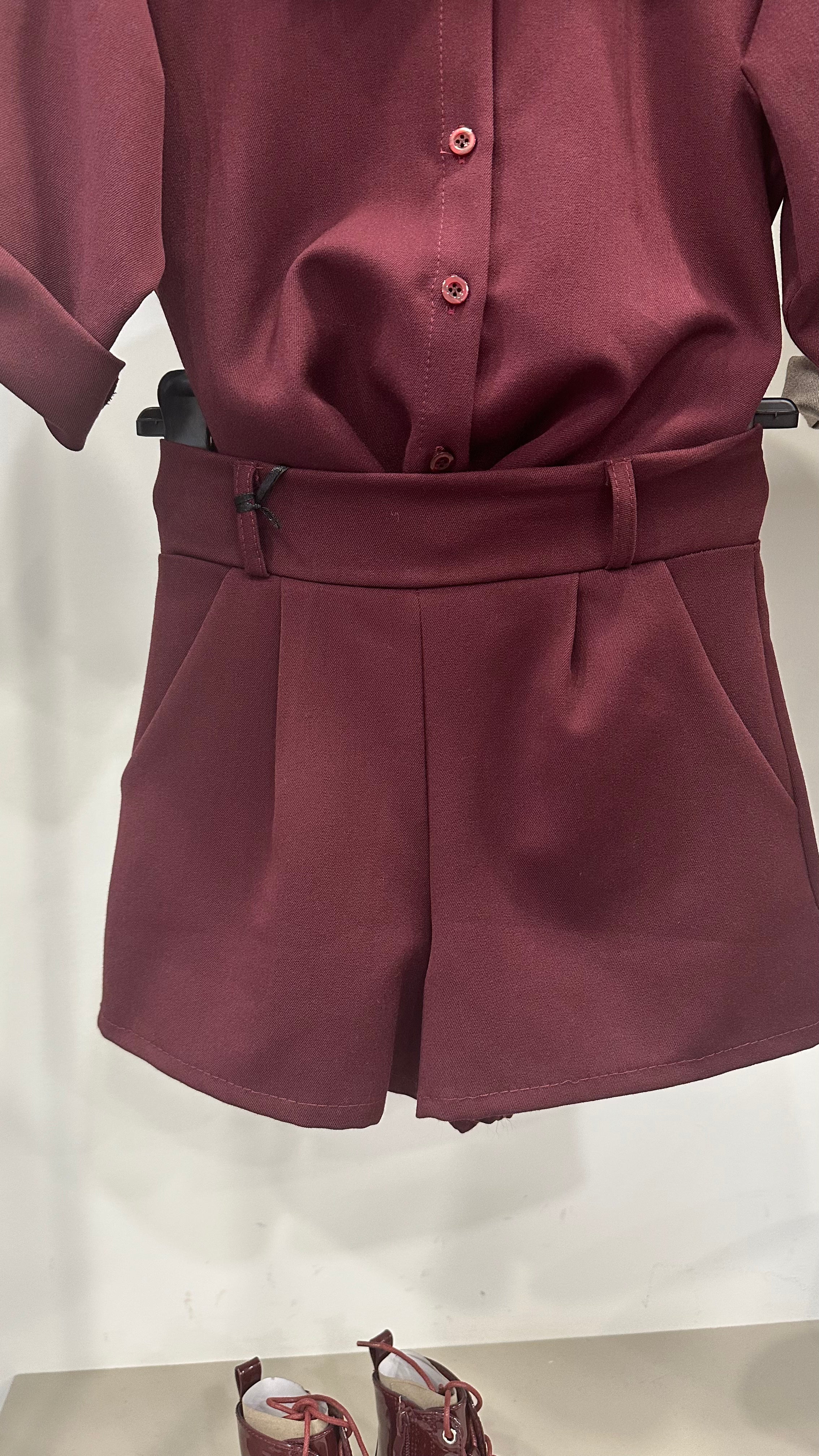 Shorts JOY 4-14A - BORDEAUX