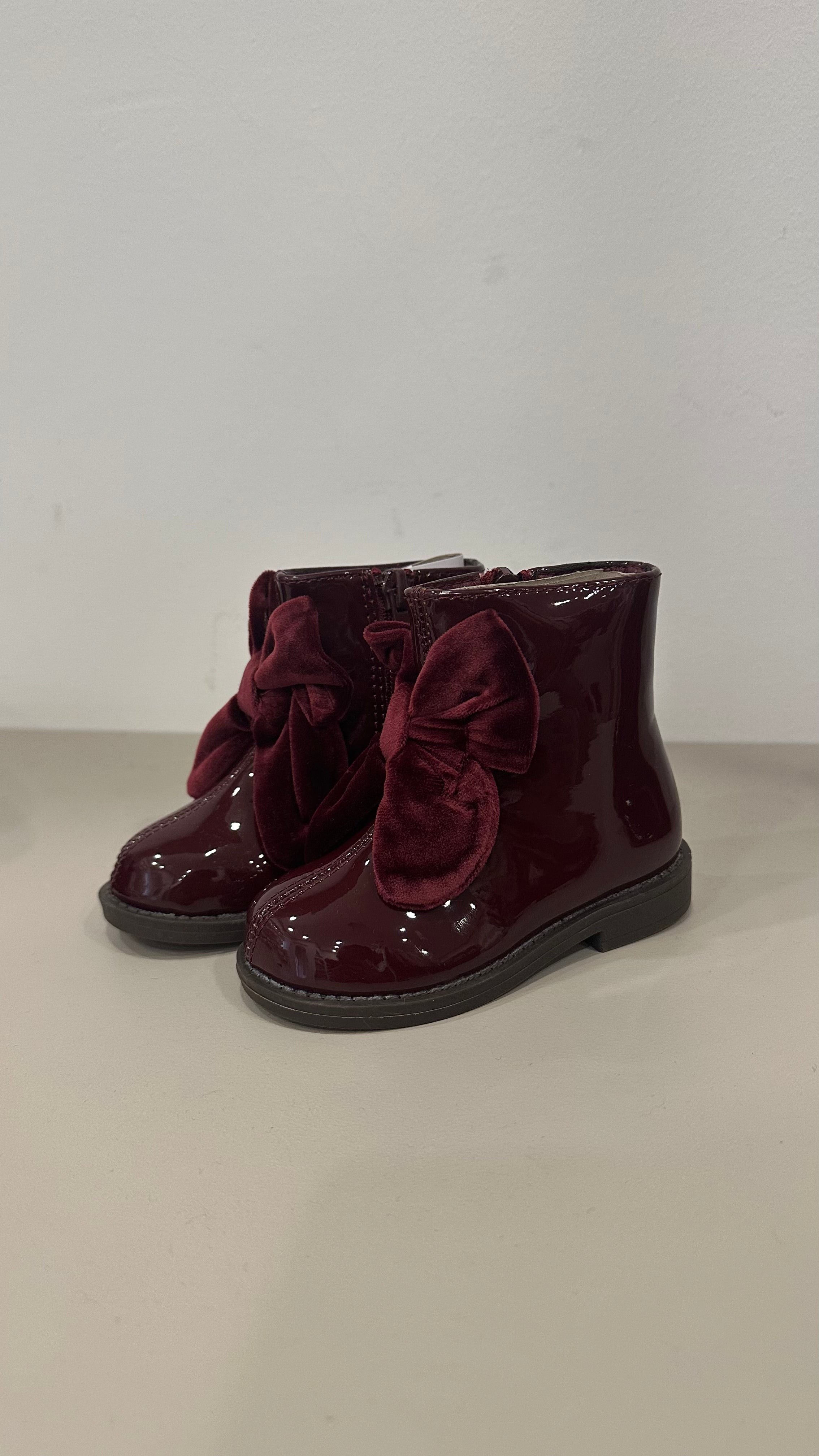 Stivaletto VERNICE FIOCCO 20-25 - BORDEAUX