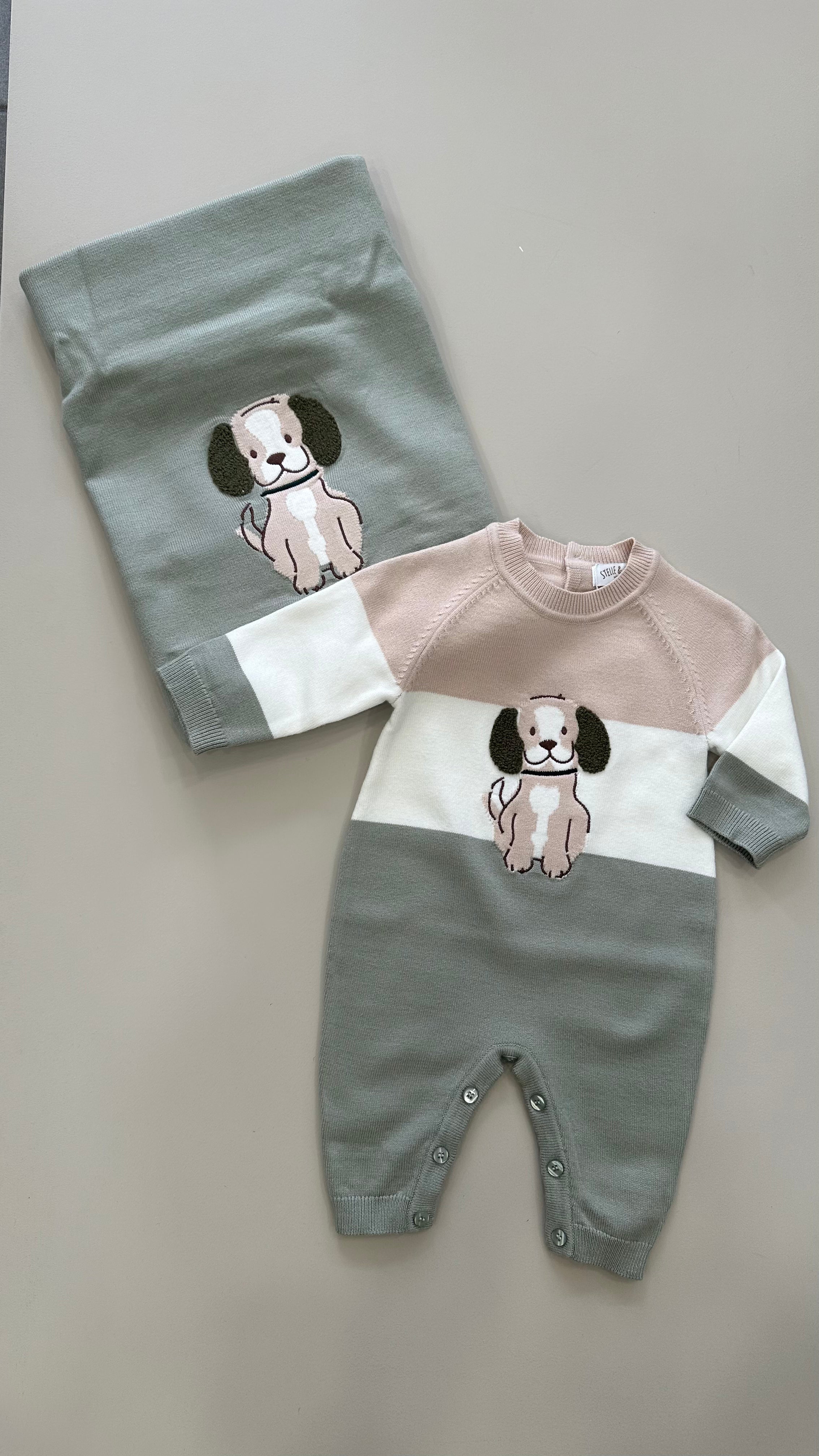 Set STELLA E PUPI 1-3M - VERDE