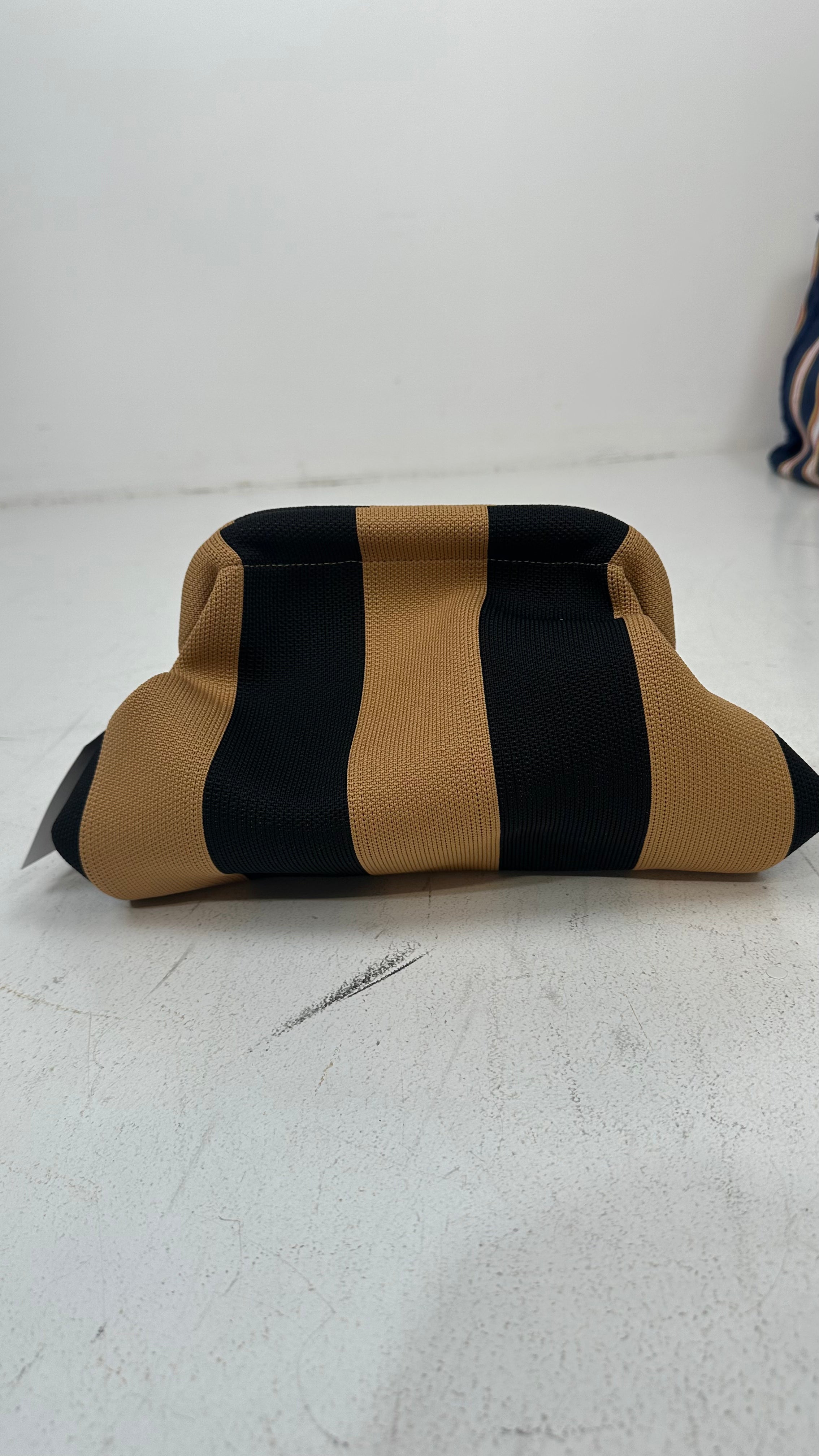 Clutch IN TESSUTO - nero-cammello