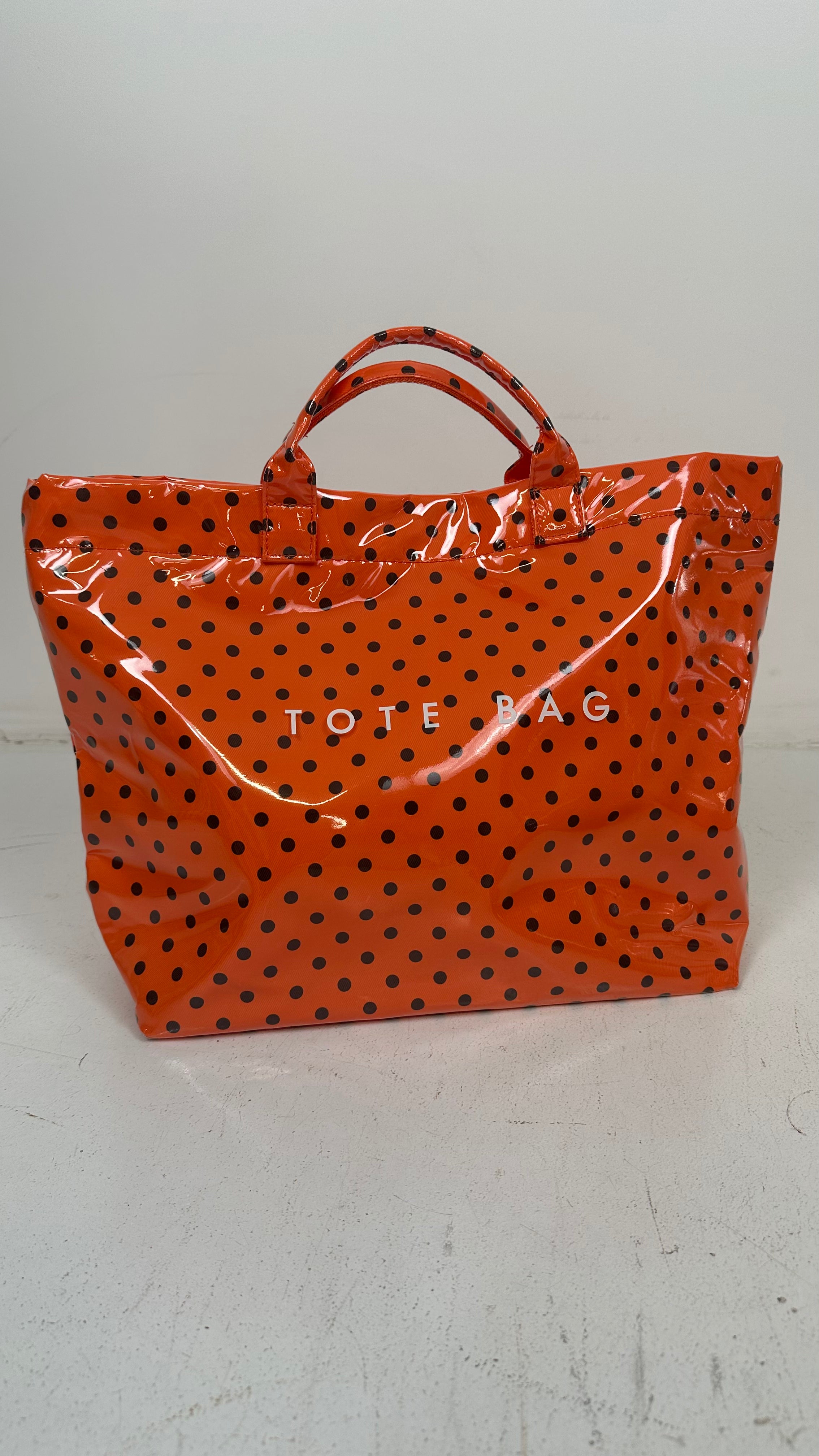 borsa TOTE LUCIDA - ARANCIO