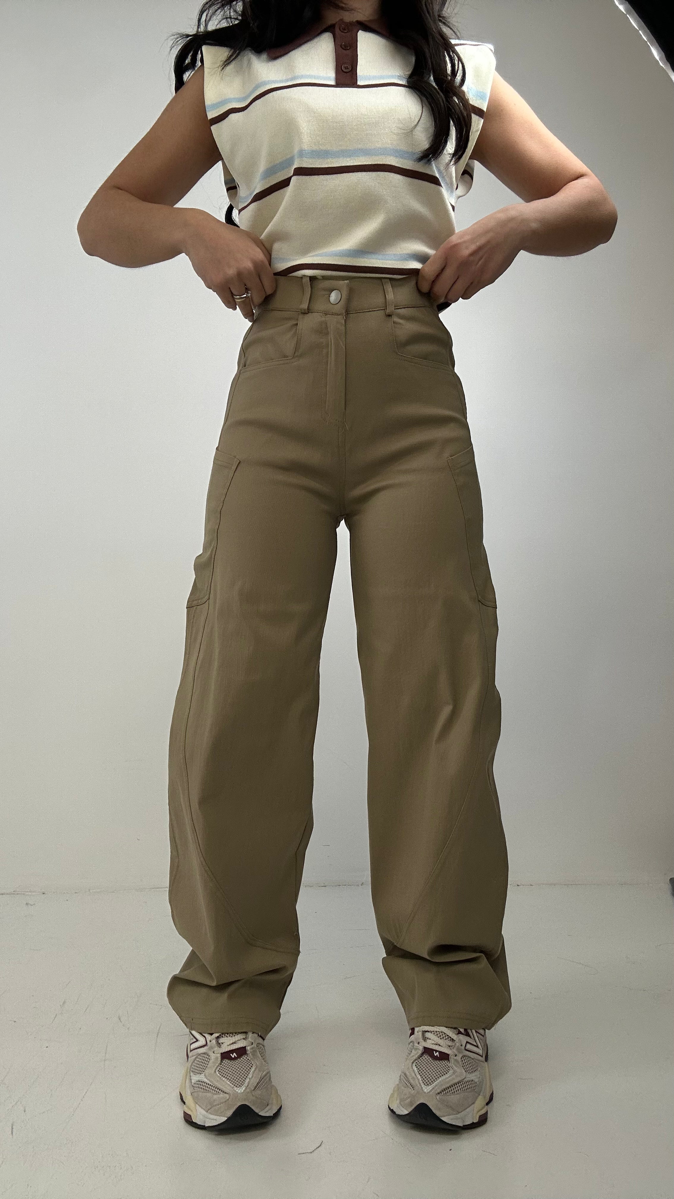 Pantalone BALLON LOW - BEIGE
