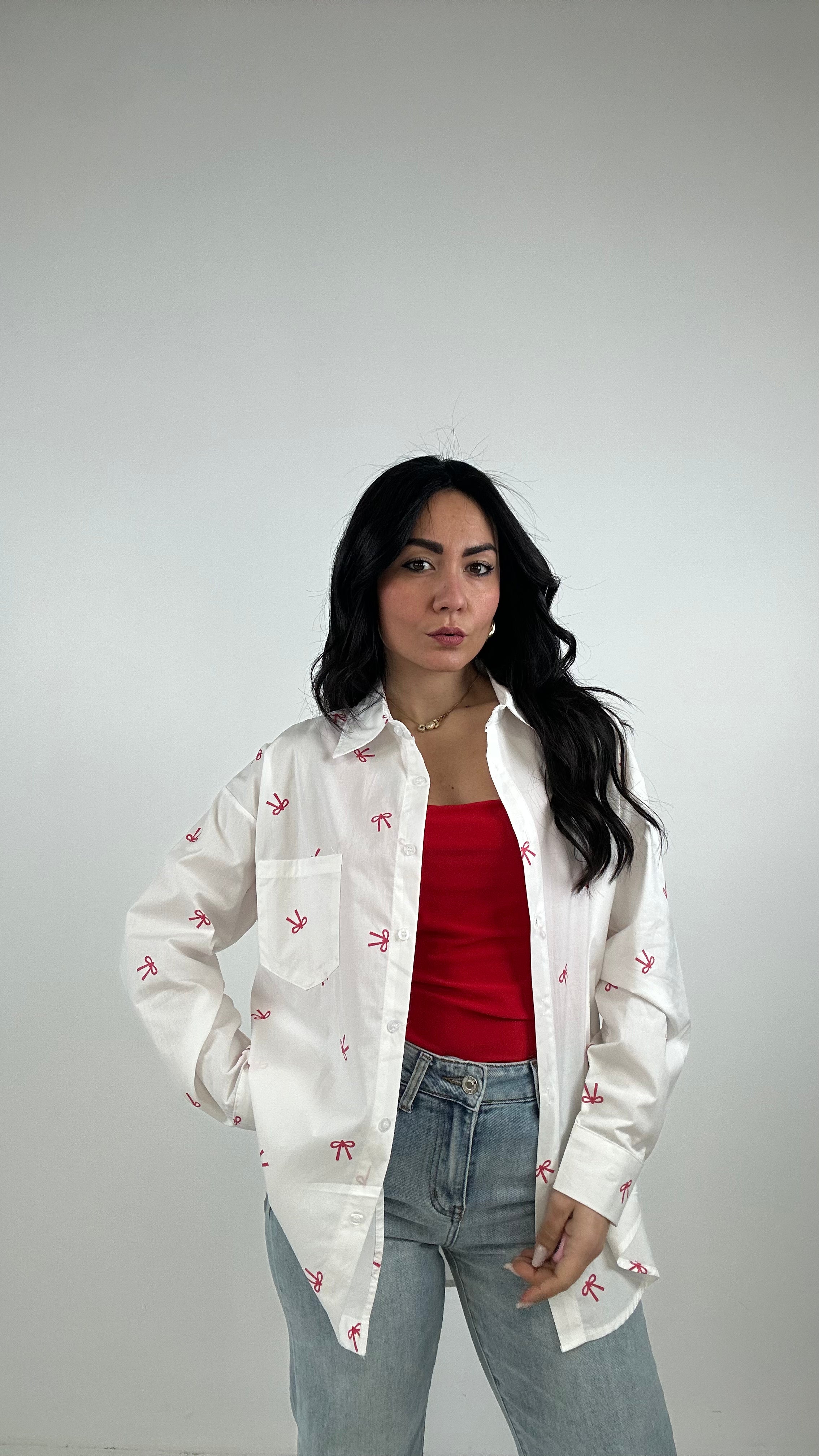 Camicia CON FIOCCHI - BIANCO