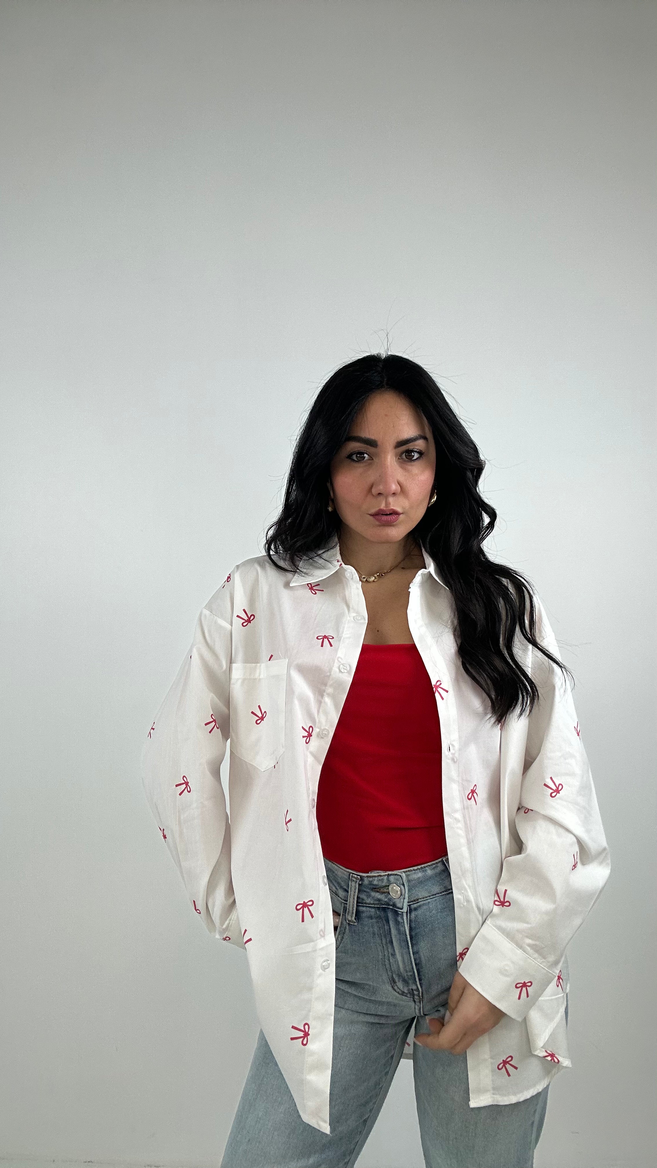 Camicia CON FIOCCHI - BIANCO