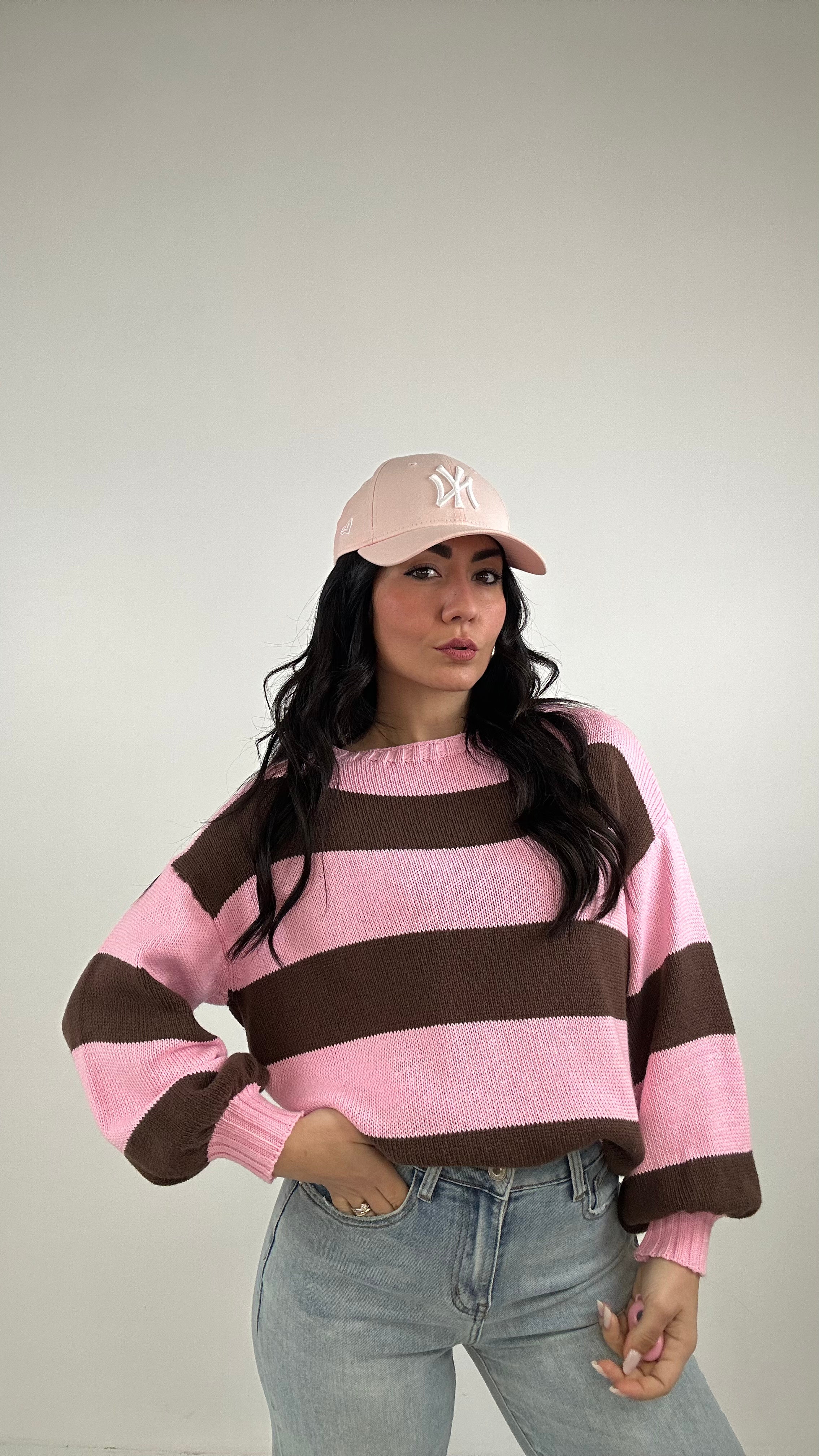 Pull RIGATO LARGE - ROSA