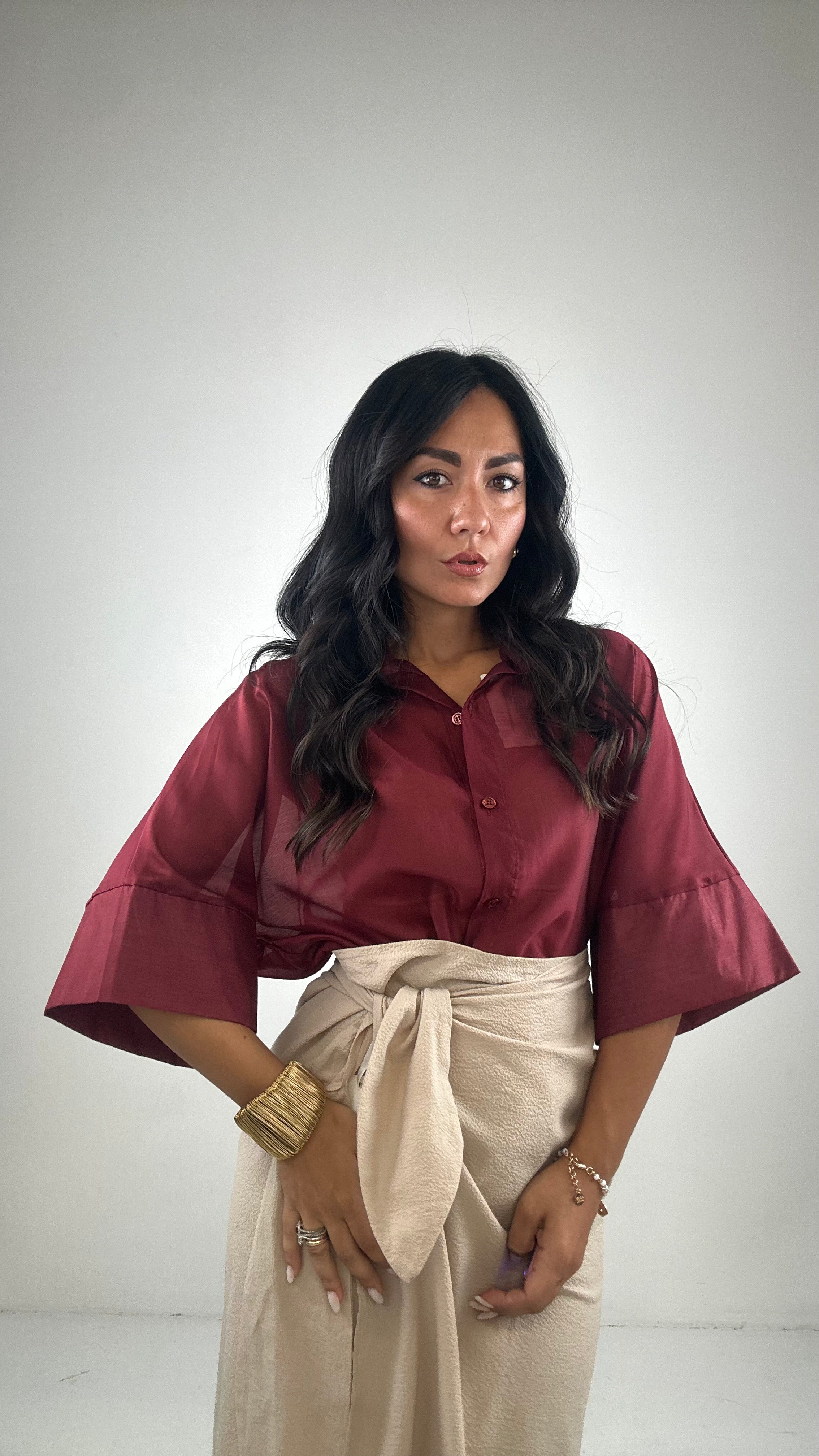 Camicia LORY - BORDEAUX