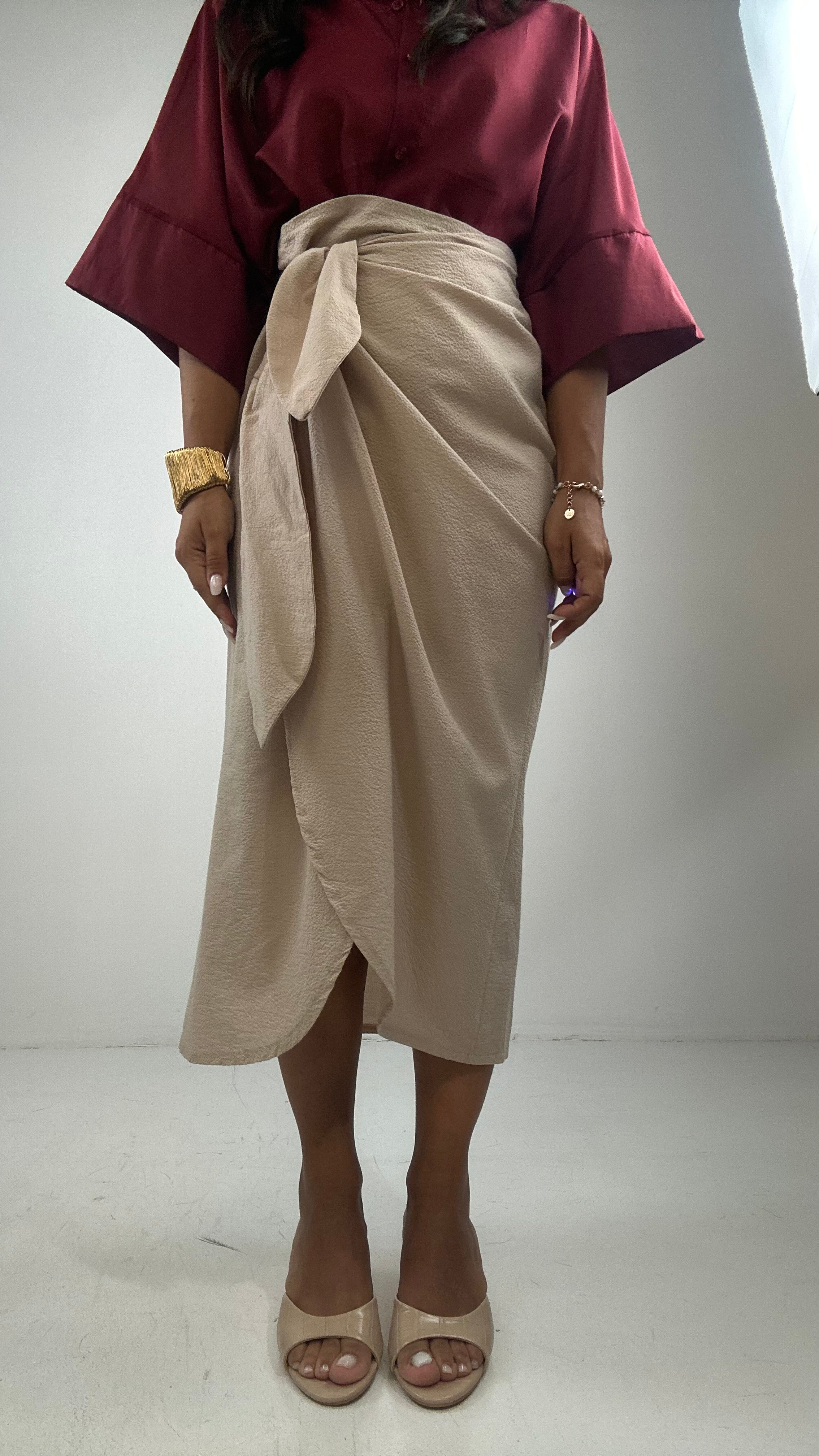 Gonna PORTAFOGLIO BASIC - BEIGE