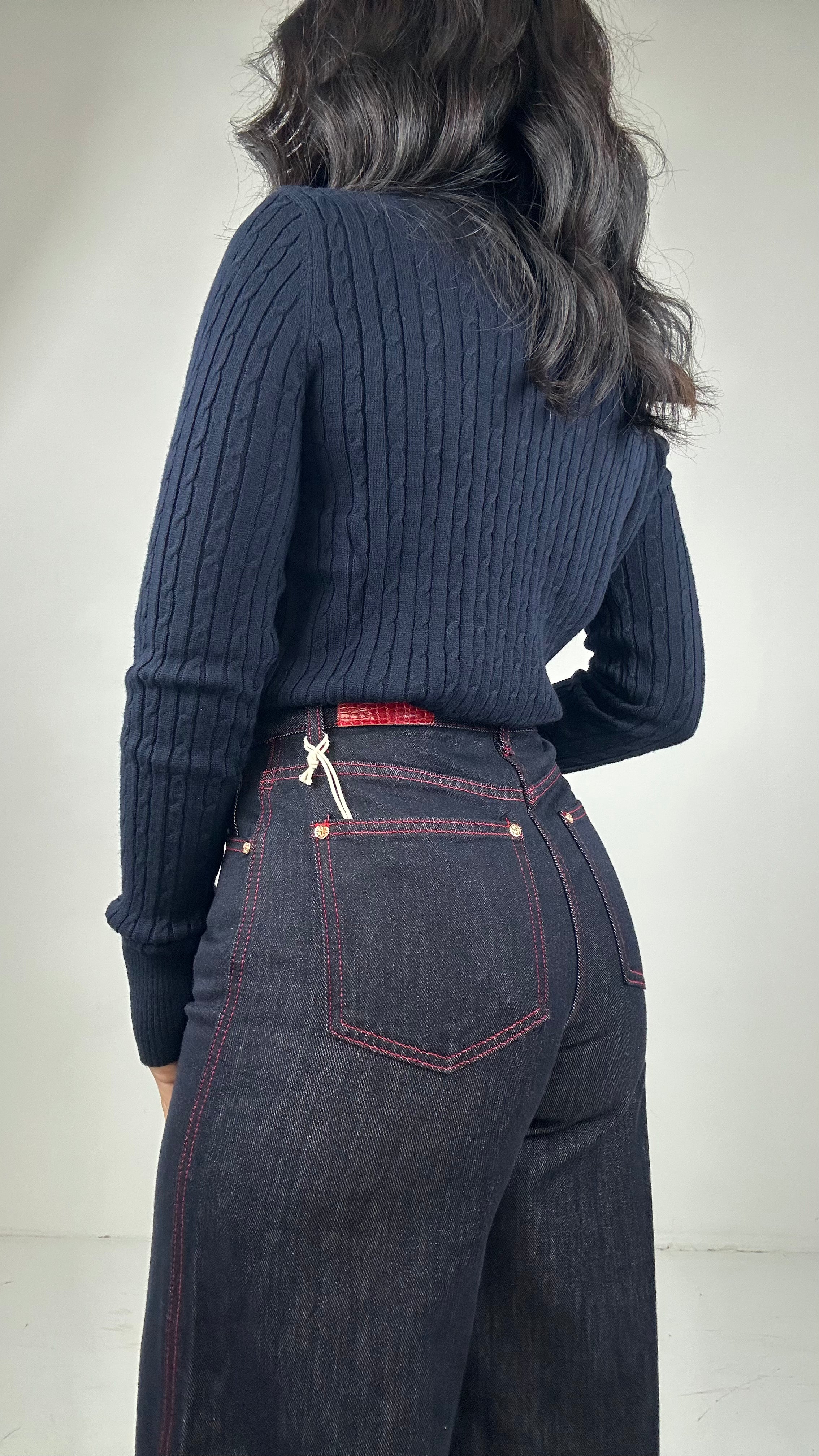 Jeans IMPUNTURE ROSSE - JEANS