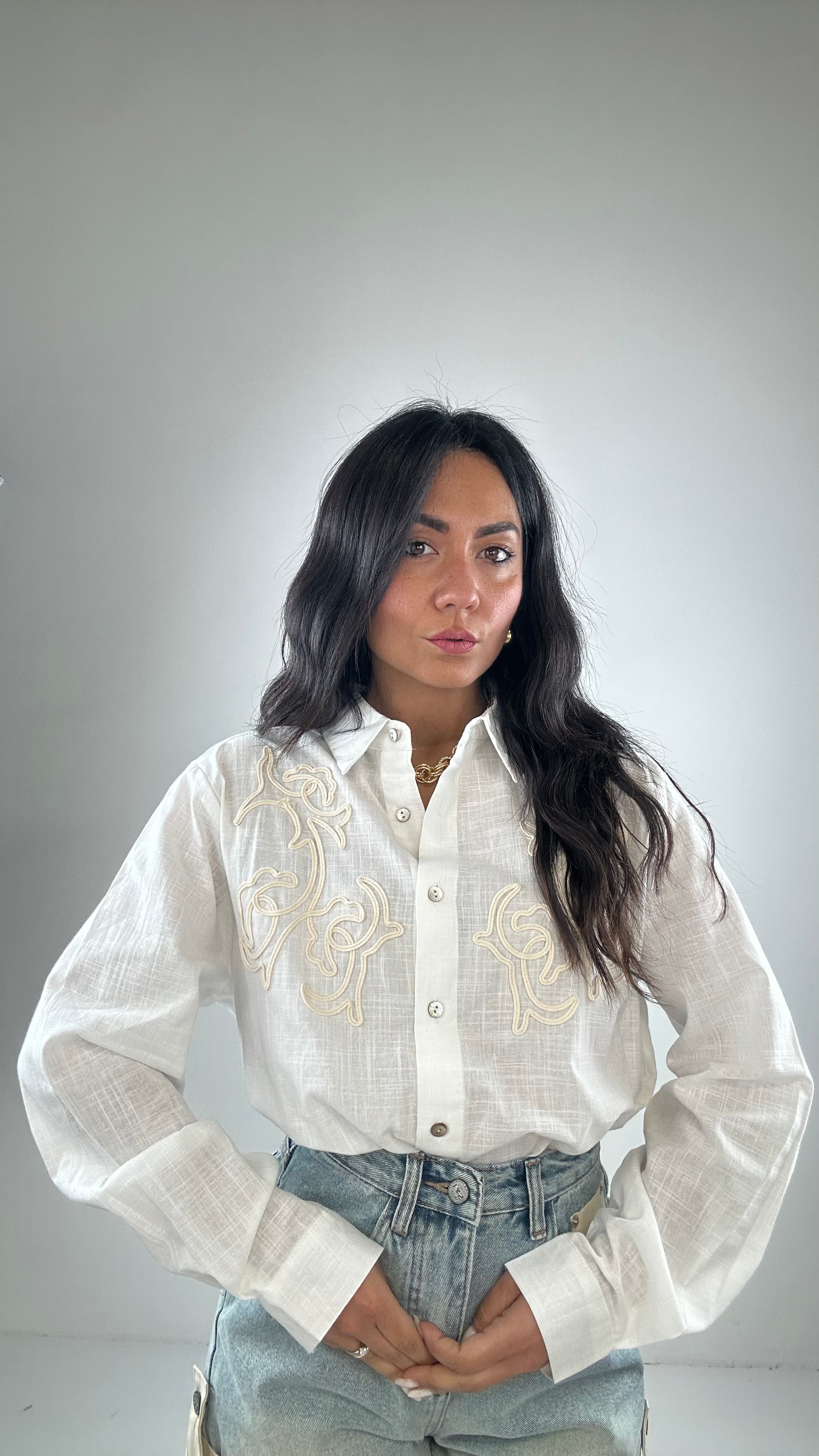 Camicia SAYURI - BIANCO