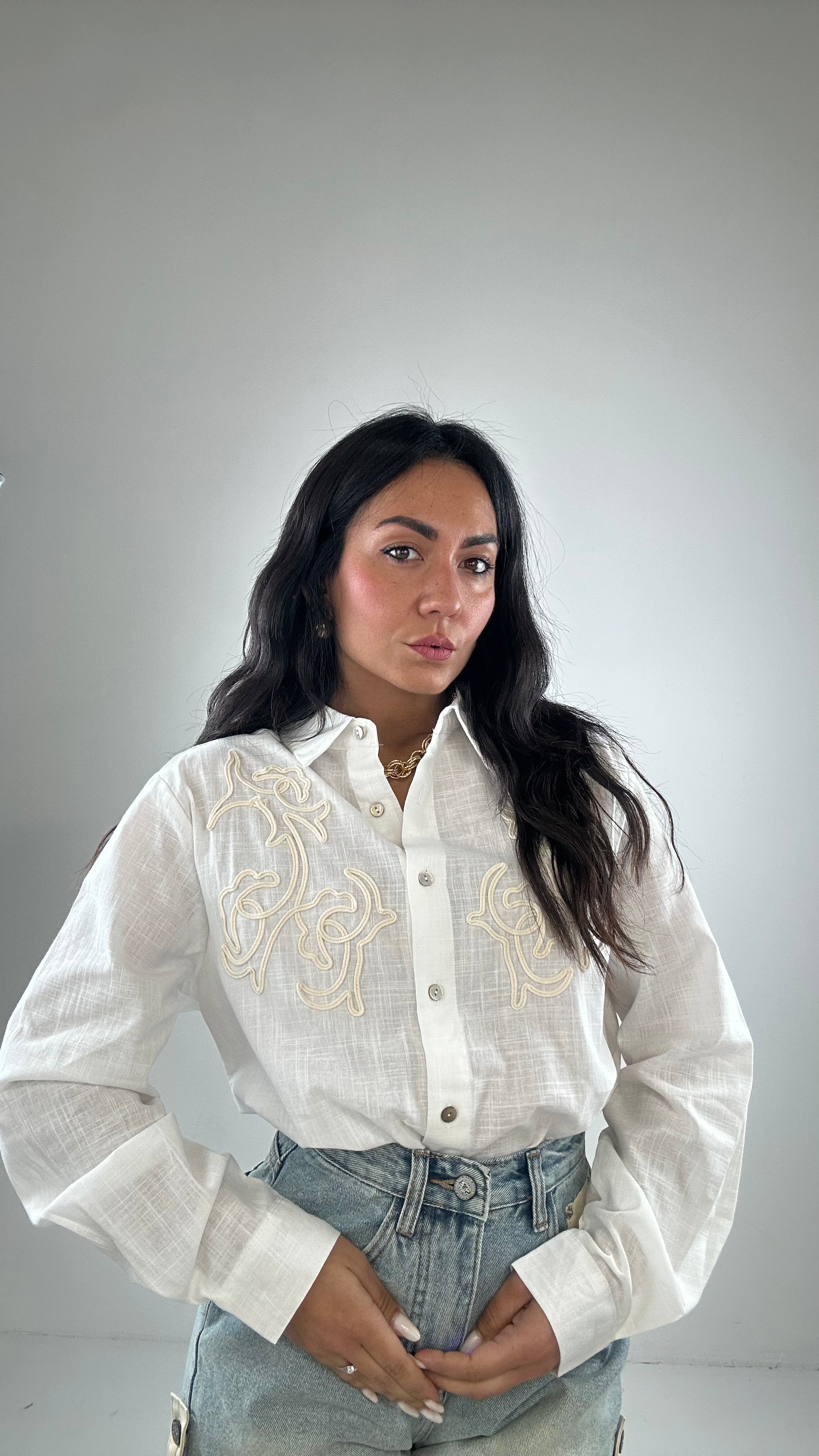 Camicia SAYURI - BIANCO