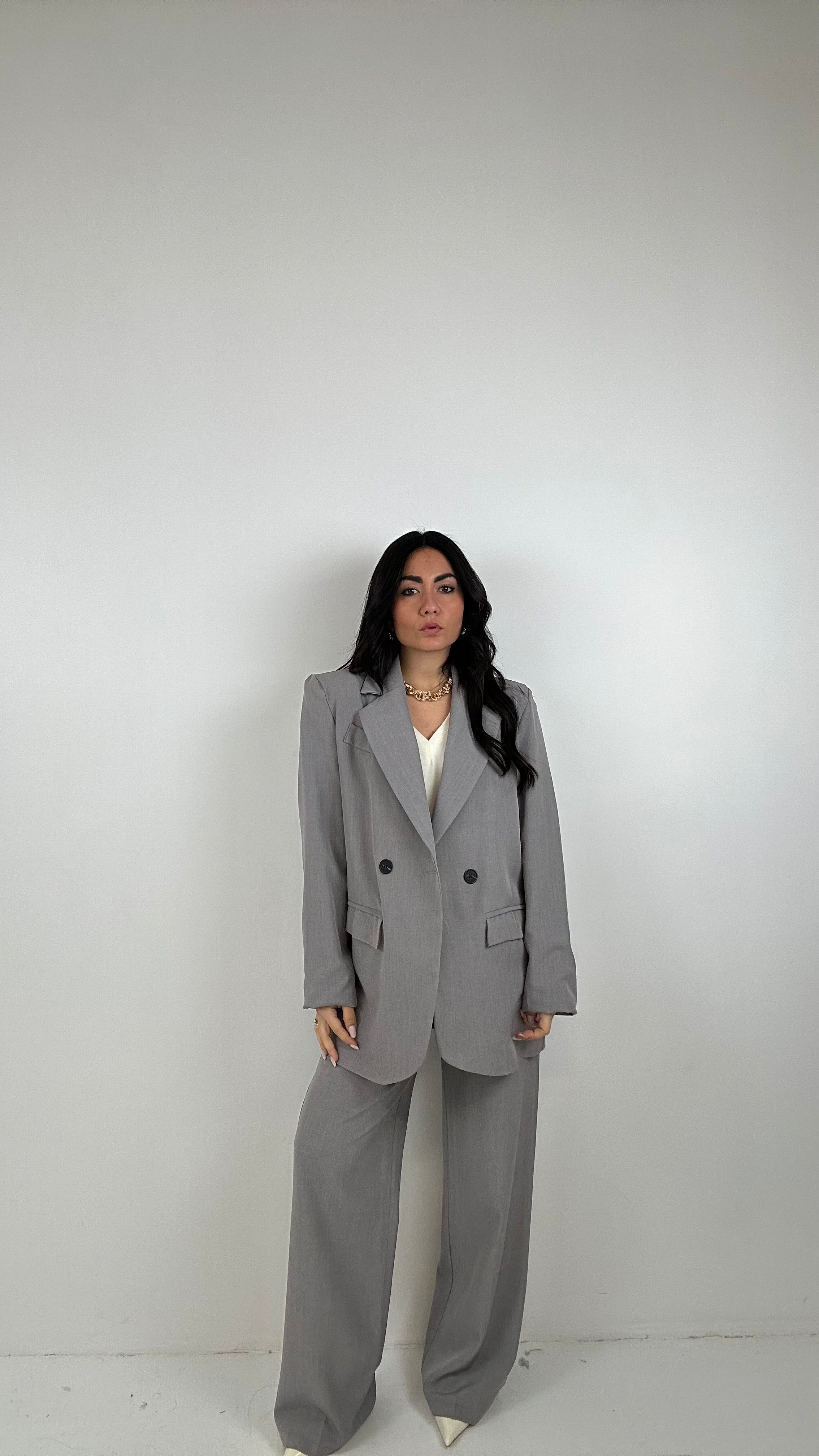 Tailleur DOPPIOPETTO TIME - GRIGIO