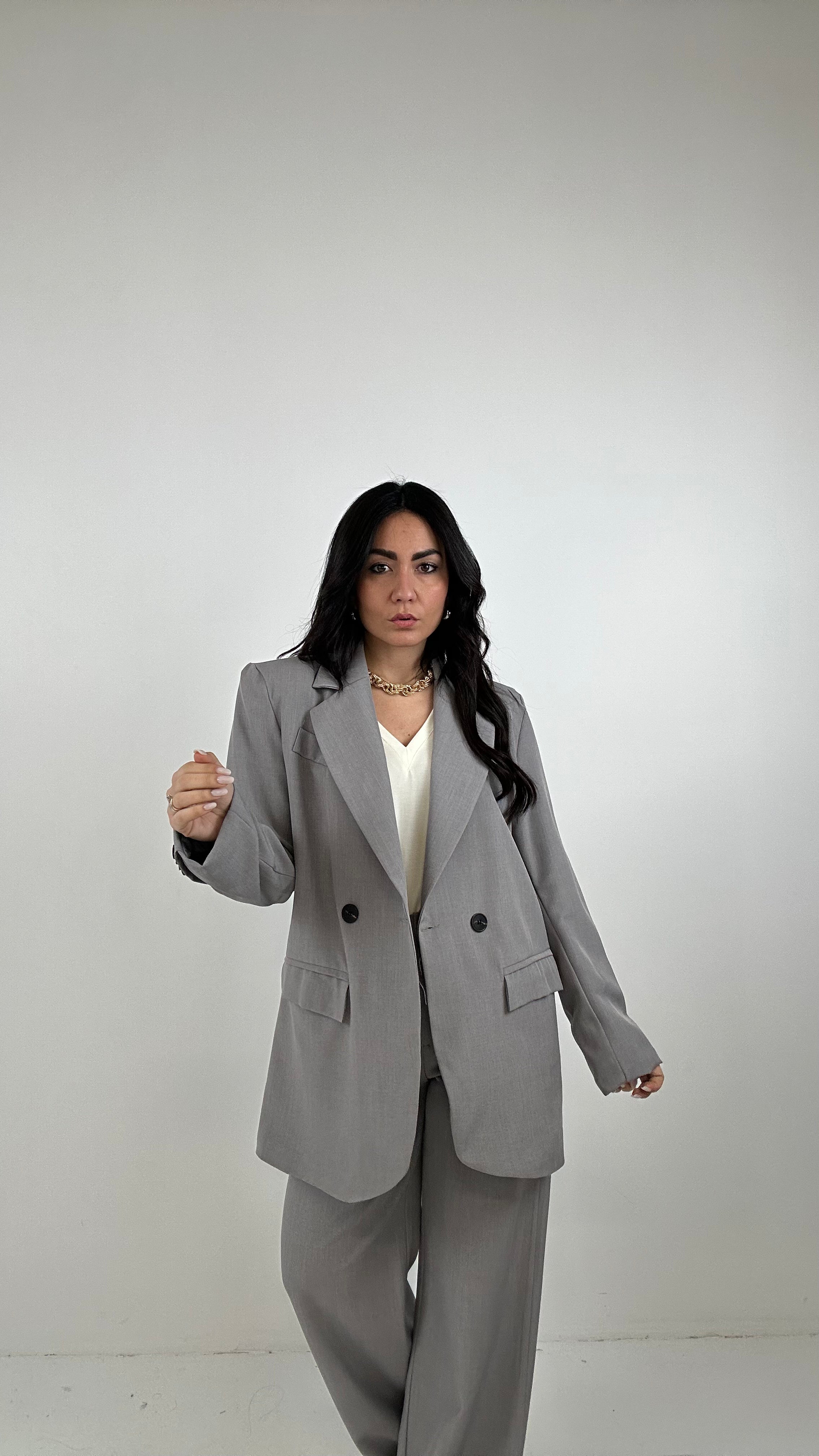 Tailleur DOPPIOPETTO TIME - GRIGIO