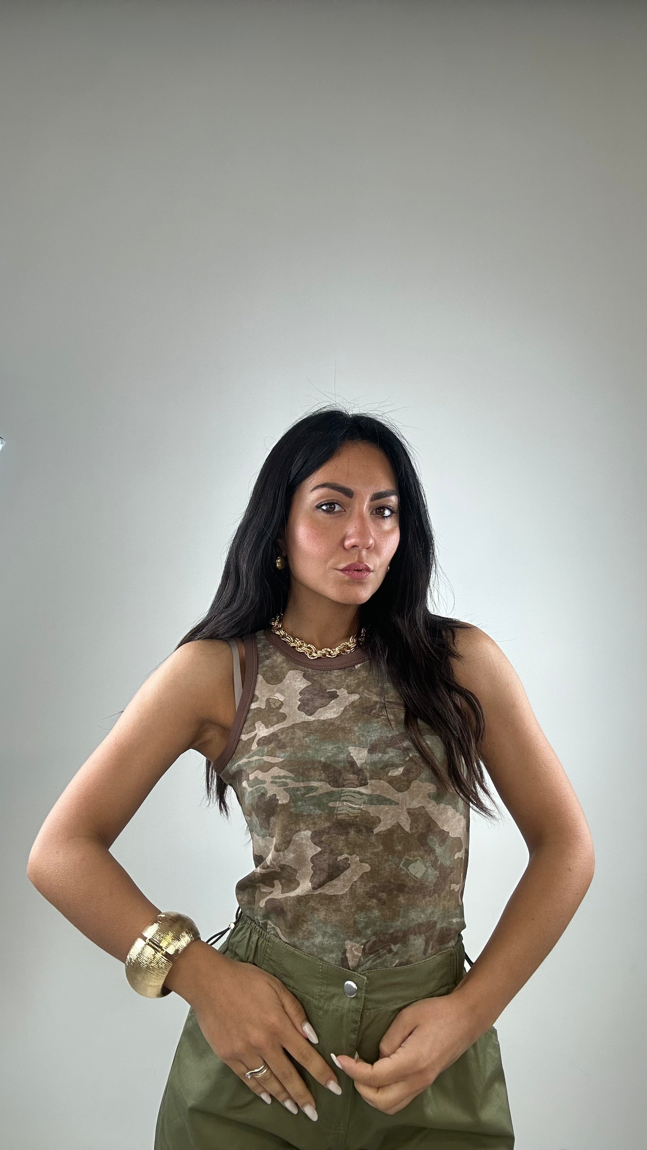 Canotta MILITAR - VERDE MILITARE