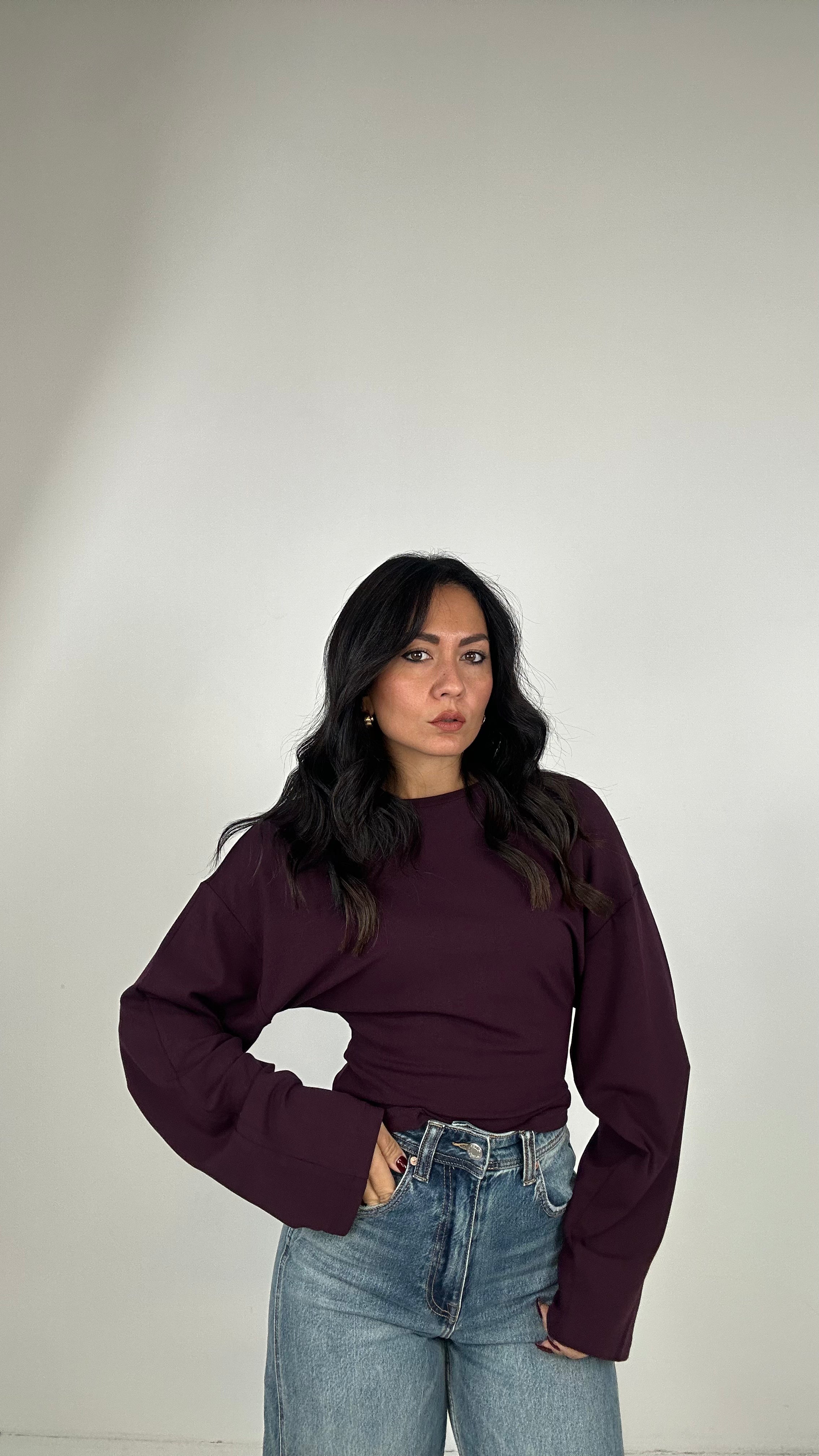Maglia MANICA LARGA - BORDEAUX