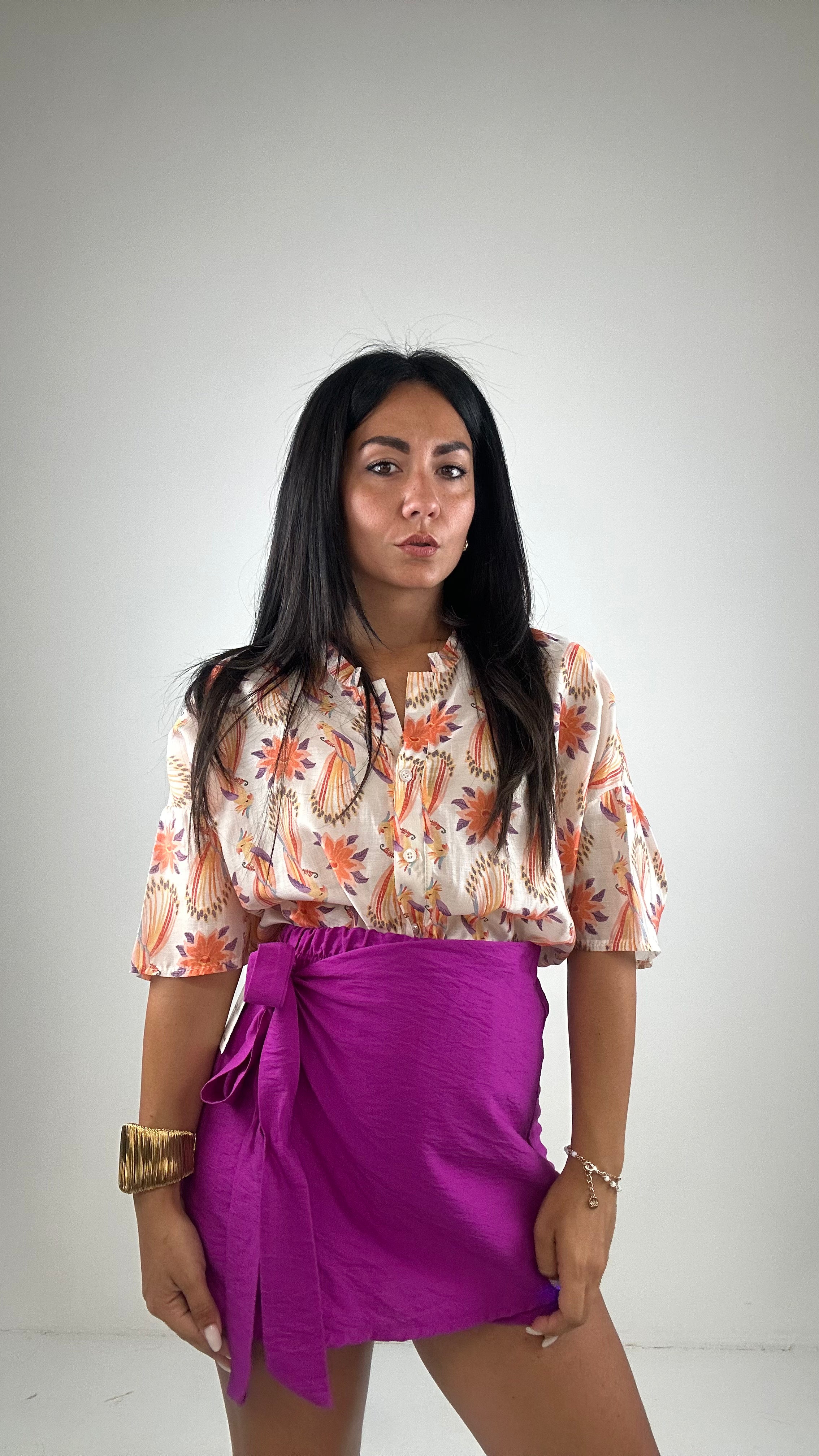 Pantagonna BASIC PAREO - MAGENTA