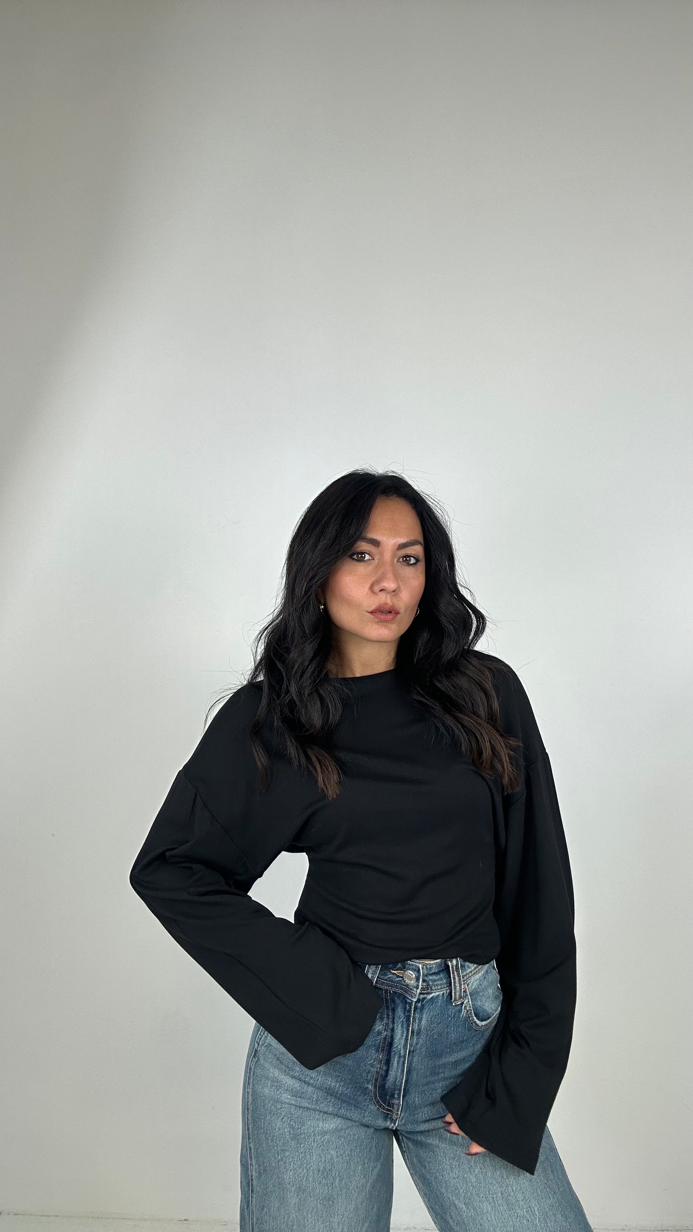 Maglia MANICA LARGA - NERO