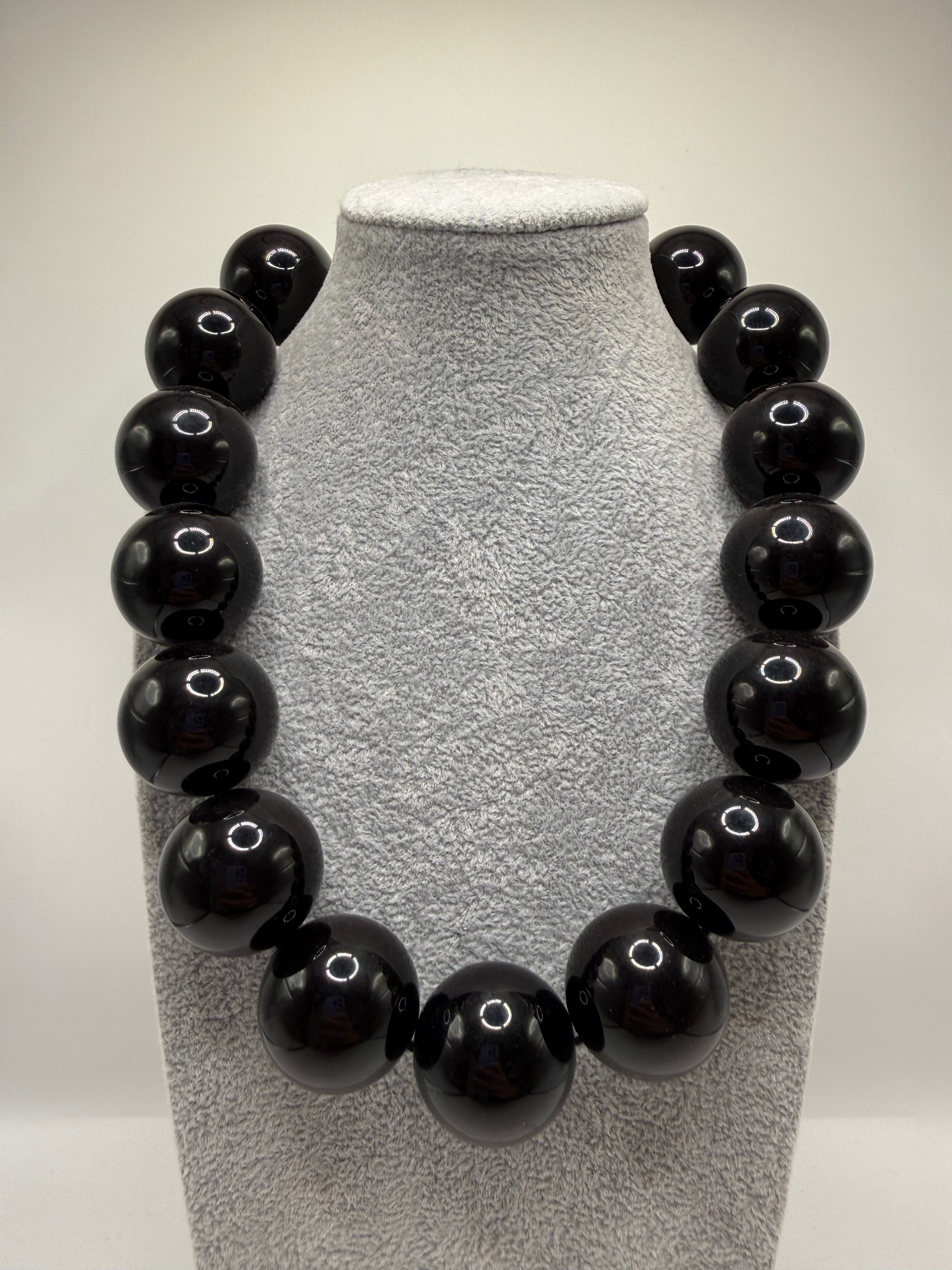 Collana PERLA BIG - NERO